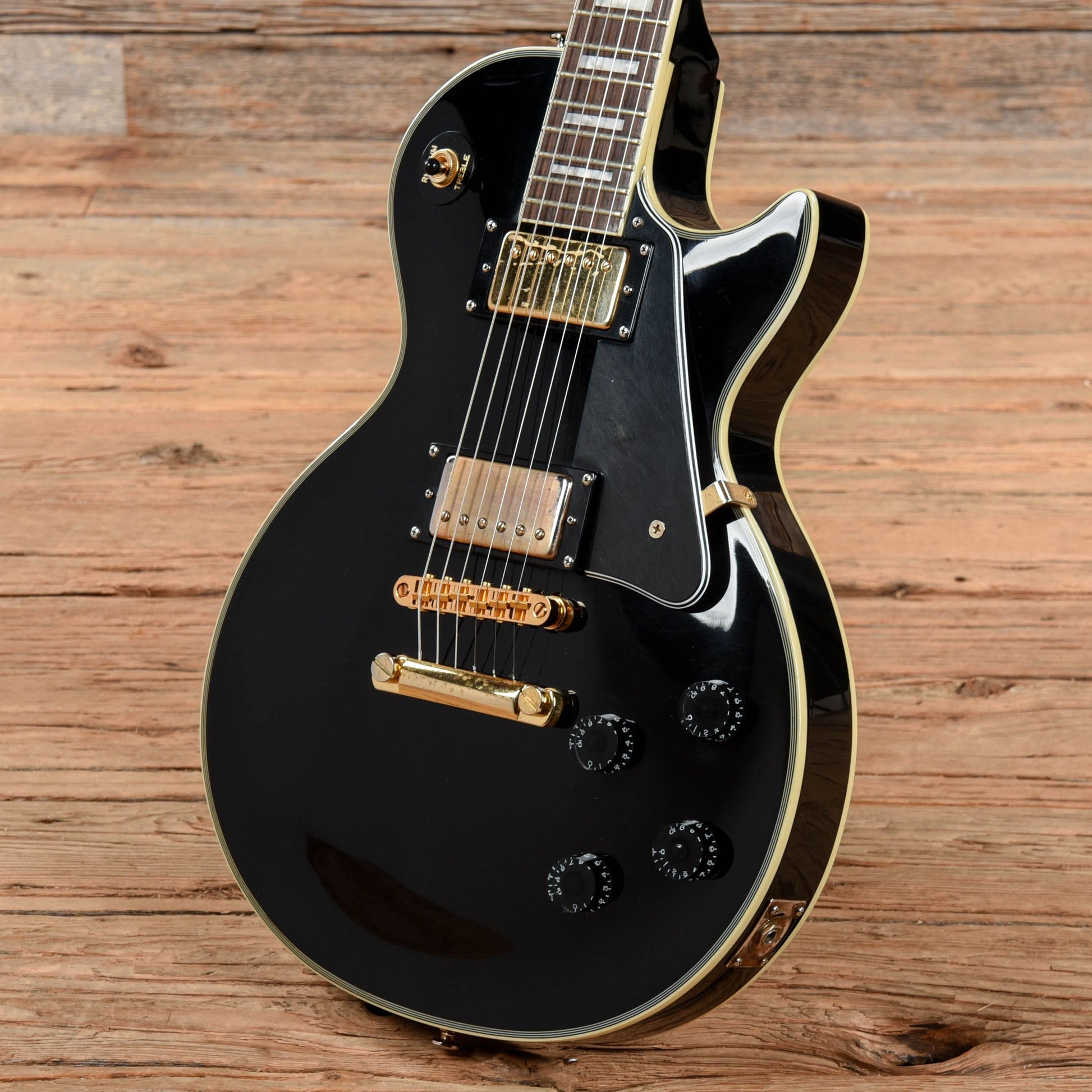 Epiphone Les Paul Custom Ebony Electric Guitars / Solid Body