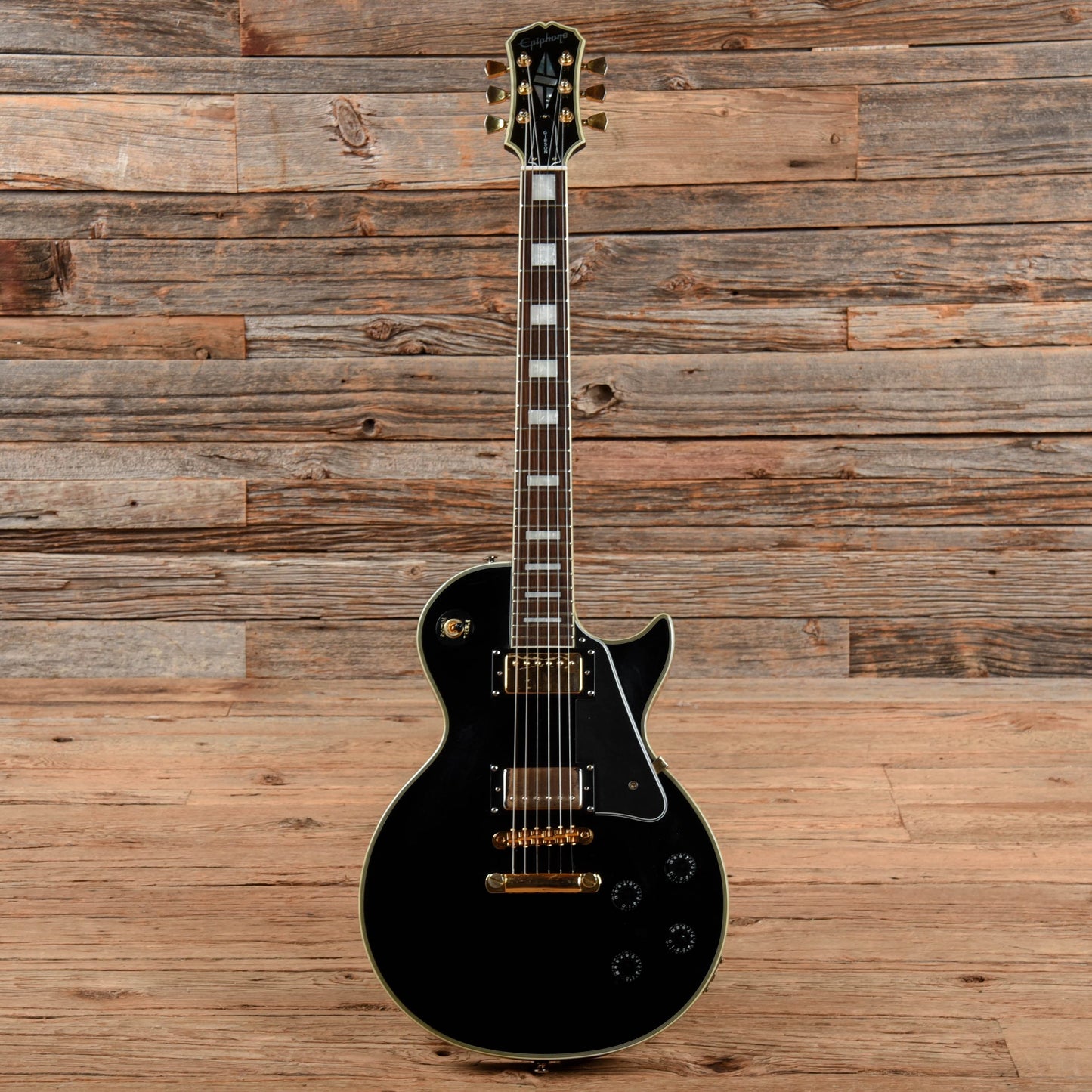 Epiphone Les Paul Custom Ebony Electric Guitars / Solid Body