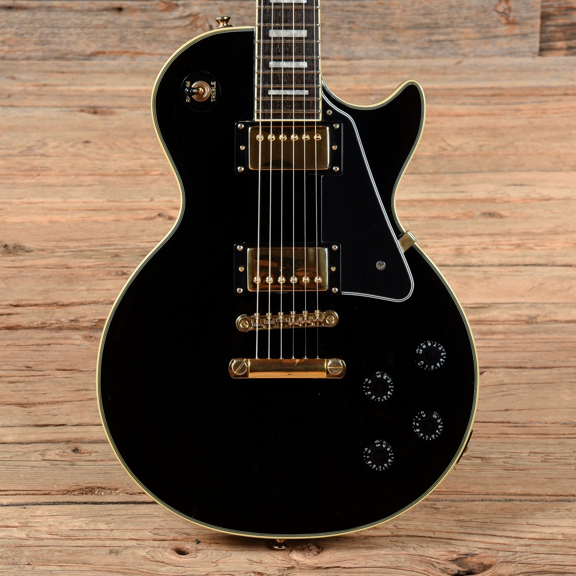 Epiphone Les Paul Custom Pro Ebony 2012 – Chicago Music Exchange