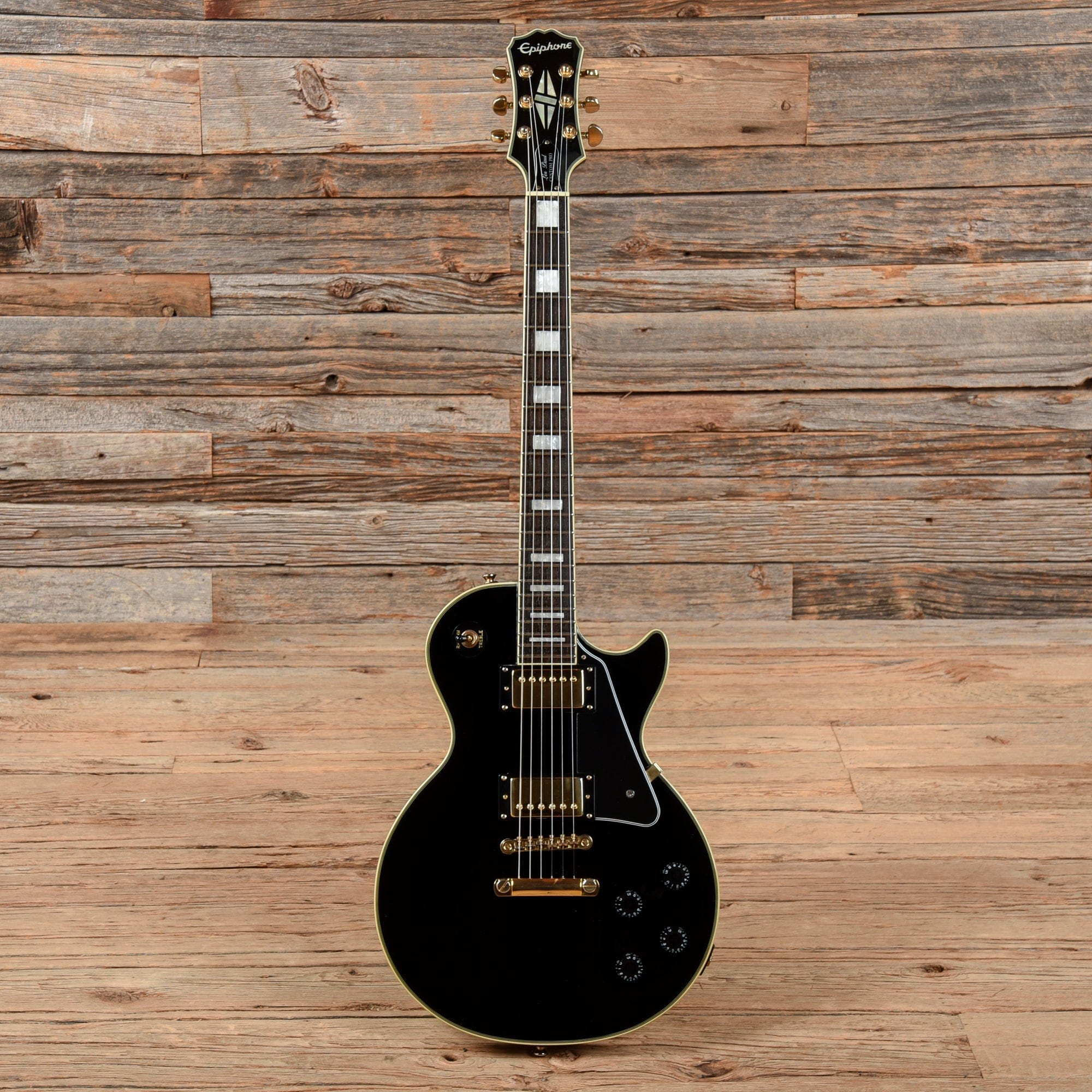 Epiphone Les Paul Custom Pro Ebony 2012 – Chicago Music Exchange