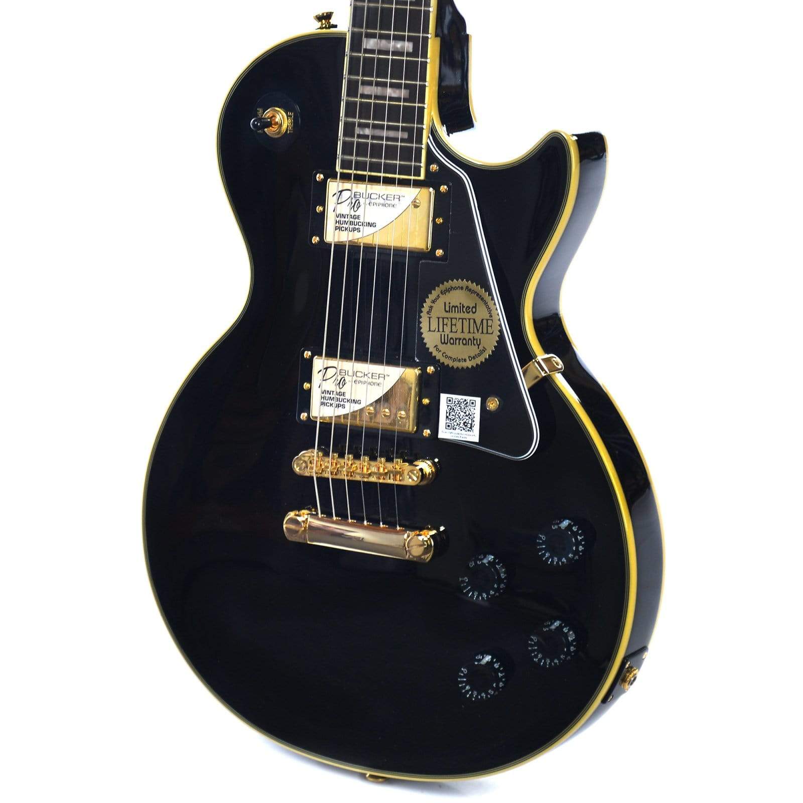 Epiphone Les Paul Custom Pro Ebony – Chicago Music Exchange