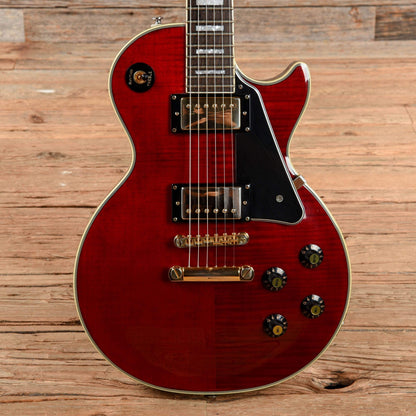 Epiphone Les Paul Custom Wine Red 2005 Electric Guitars / Solid Body