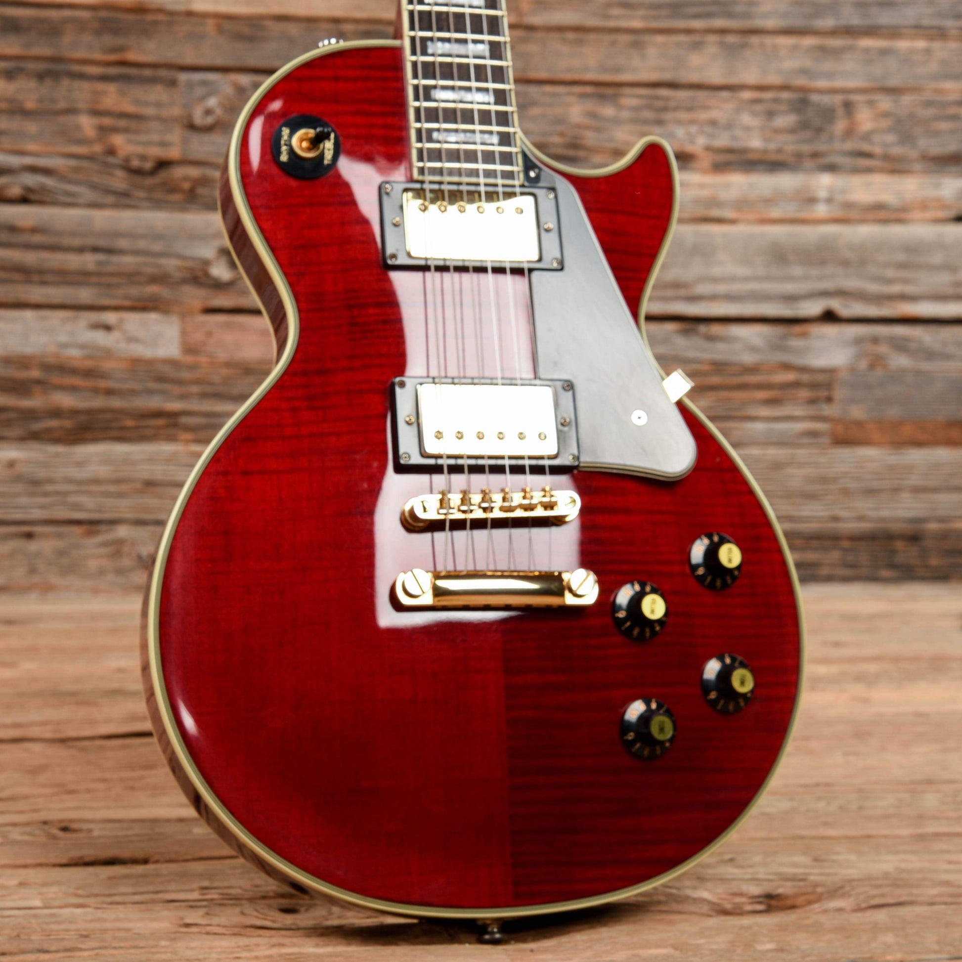 Epiphone Les Paul Custom Wine Red 2005 Electric Guitars / Solid Body