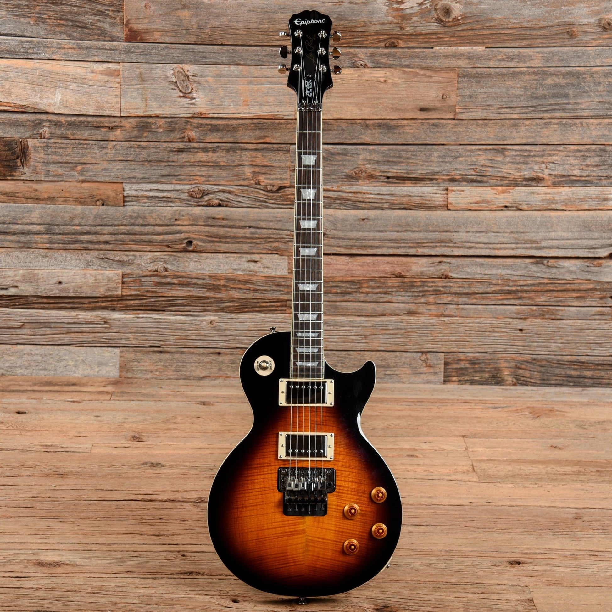 Epiphone Les Paul Plus Top Pro FX Tobacco Sunburst 2014 Electric Guitars / Solid Body