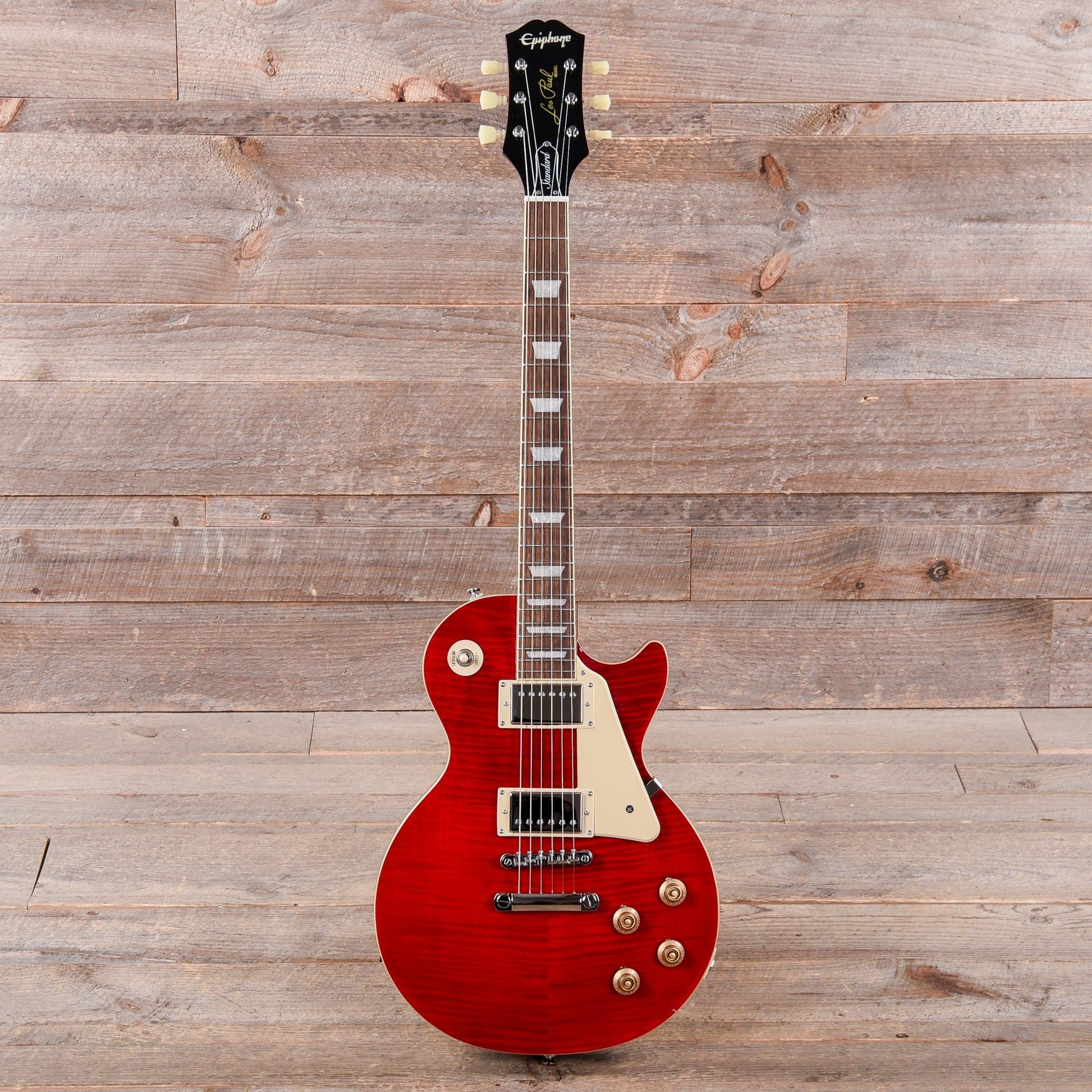 Epiphone Les Paul Standard '50s Transparent Cherry Electric Guitars / Solid Body