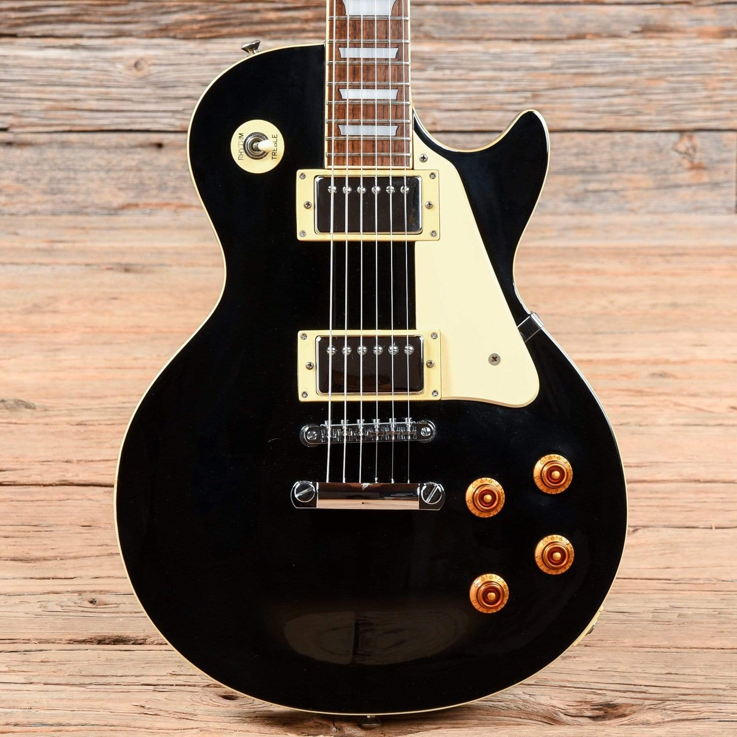 Epiphone Les Paul Standard Black 1998 Electric Guitars / Solid Body