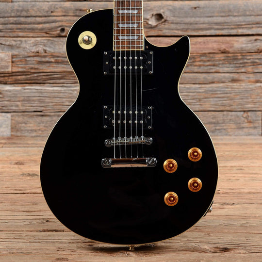 Epiphone Les Paul Standard Black 2004 Electric Guitars / Solid Body