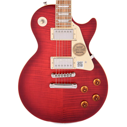 Epiphone Les Paul Standard Plus-Top Pro Blood Orange w/ProBuckers & Coil-Tap Electric Guitars / Solid Body