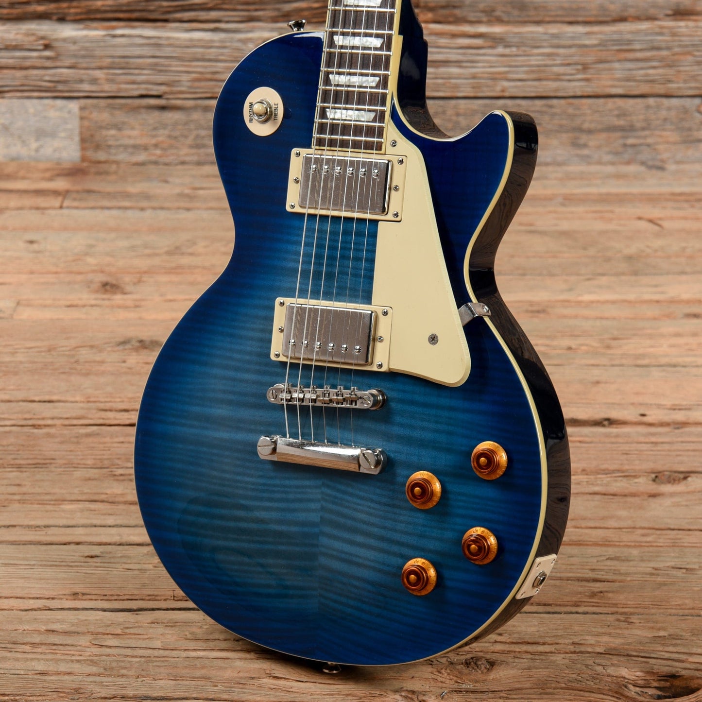 Epiphone Les Paul Standard Plus Top PRO Blue Burst 2016 Electric Guitars / Solid Body