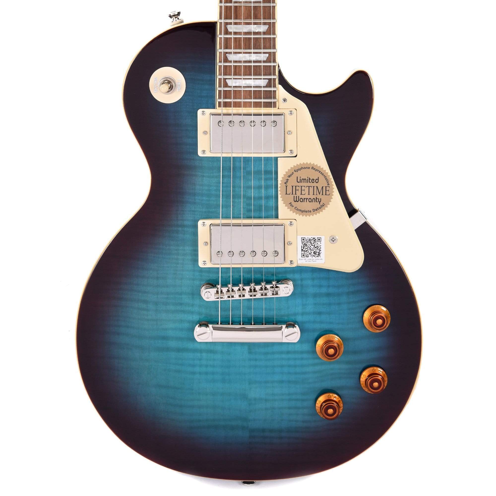 Epiphone Les Paul Standard Plus-Top Pro Blueberry w/ProBuckers & Coil- –  Chicago Music Exchange