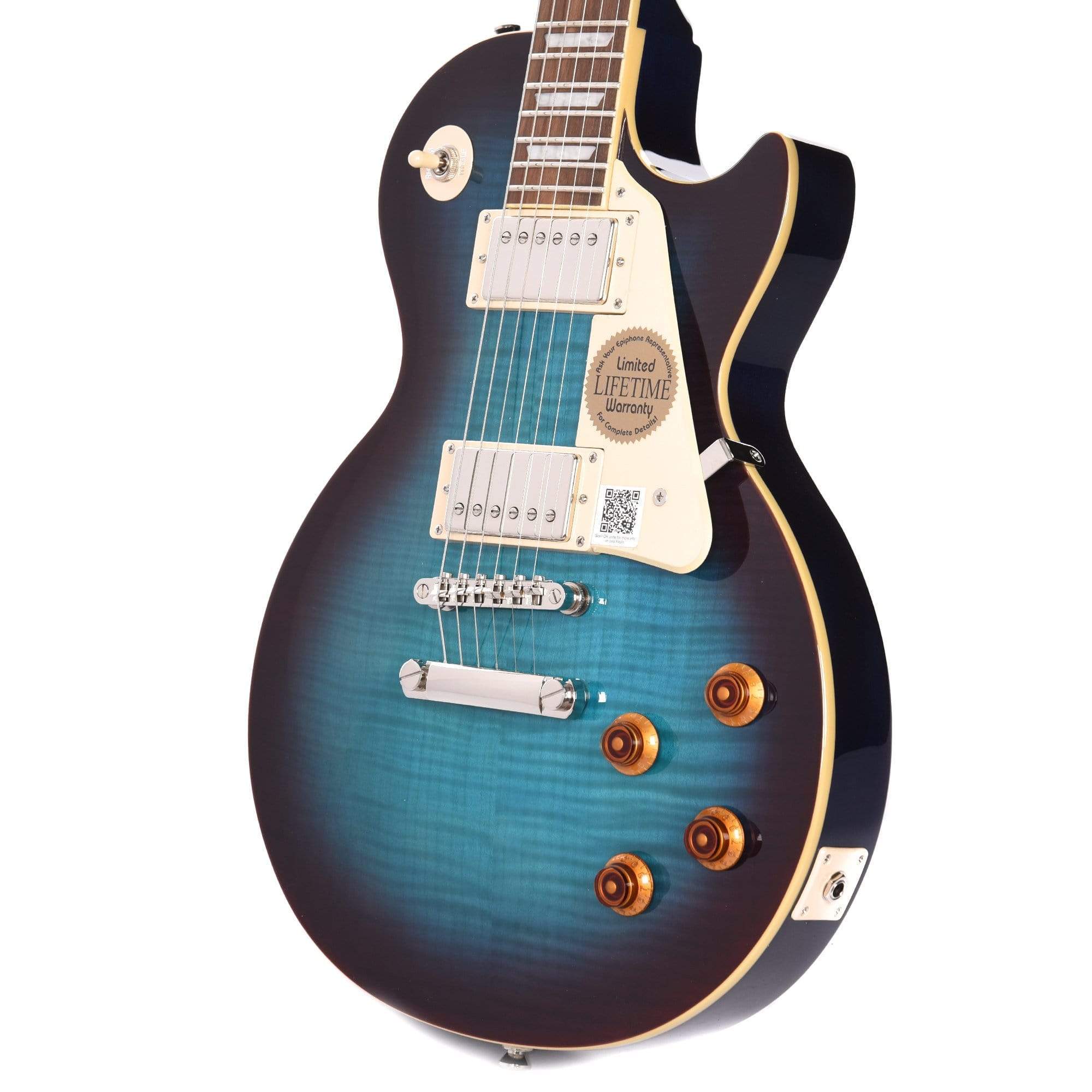 Epiphone Les Paul Standard Plus-Top Pro Blueberry w/ProBuckers & Coil ...