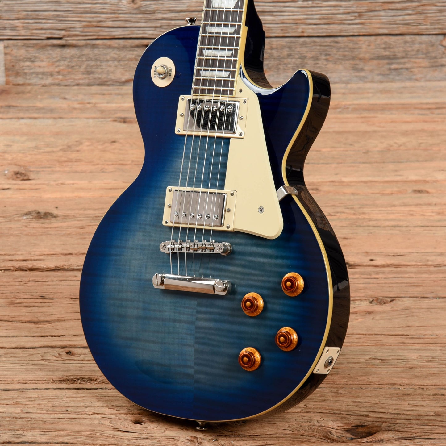 Epiphone Les Paul Standard Plus Top Pro Translucent Blue 2015 Electric Guitars / Solid Body