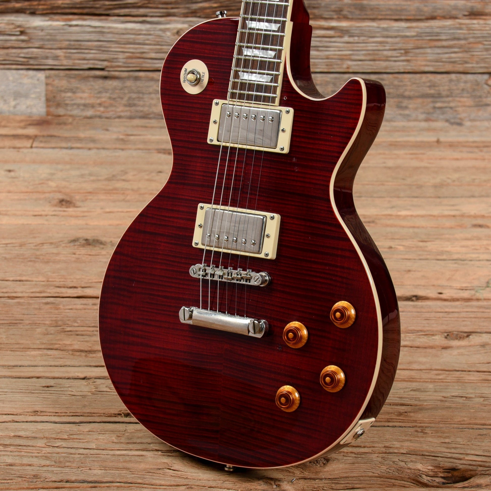 Epiphone Les Paul Standard Plus Top Pro Wine Red 2014 Electric Guitars / Solid Body