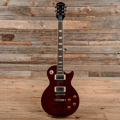 Epiphone Les Paul Standard Plus Top Pro Wine Red 2014 Electric Guitars / Solid Body