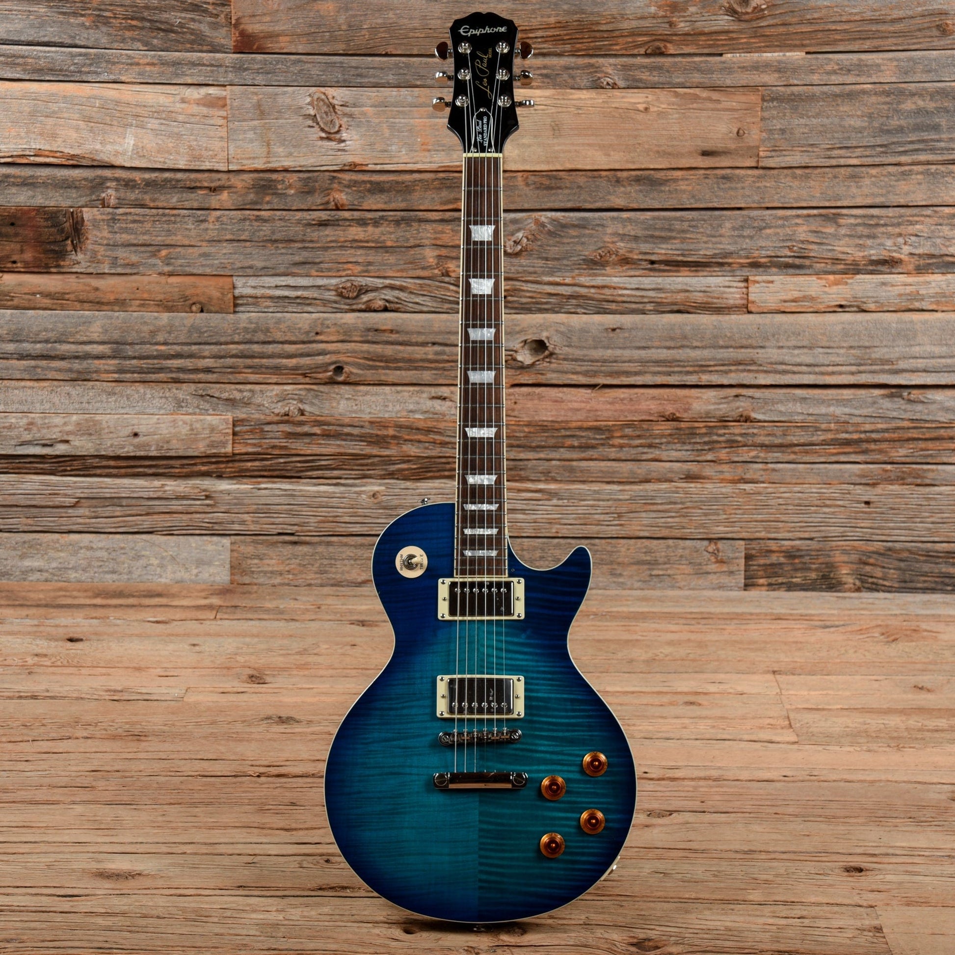 Epiphone Les Paul Standard Pro Blue Electric Guitars / Solid Body