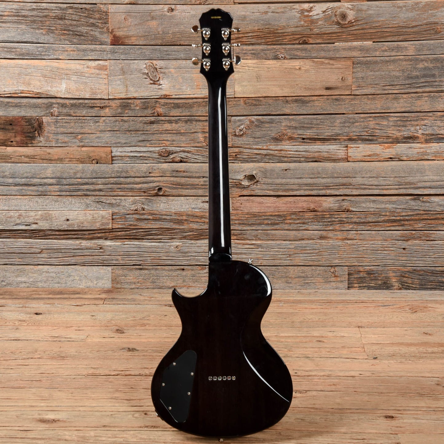 Epiphone Nighthawk Custom Reissue Transparent Black Electric Guitars / Solid Body