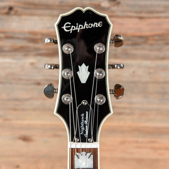 Epiphone Nighthawk Custom Reissue Transparent Black – Chicago Music ...