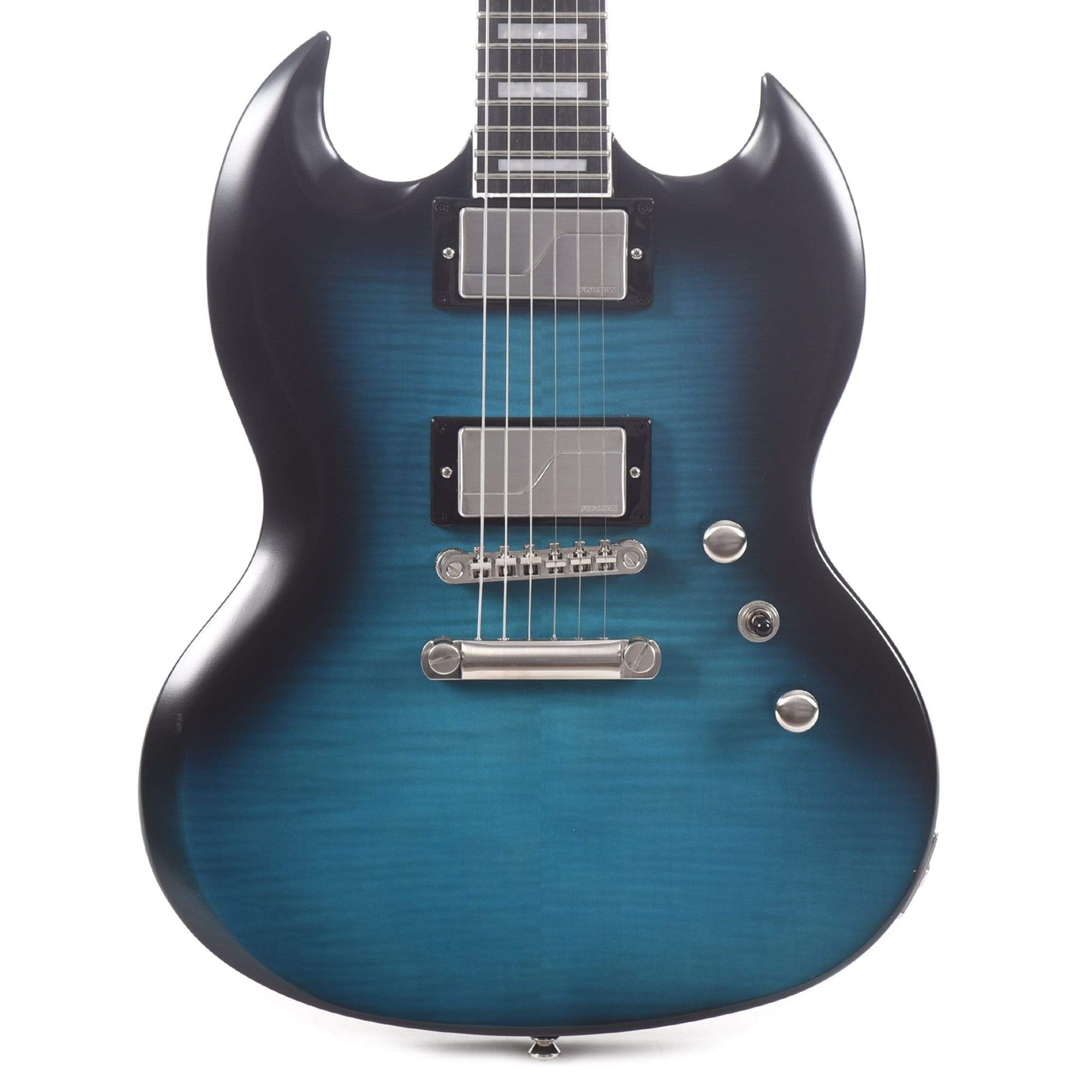 Epiphone SG Prophecy Blue Tiger Aged Gloss