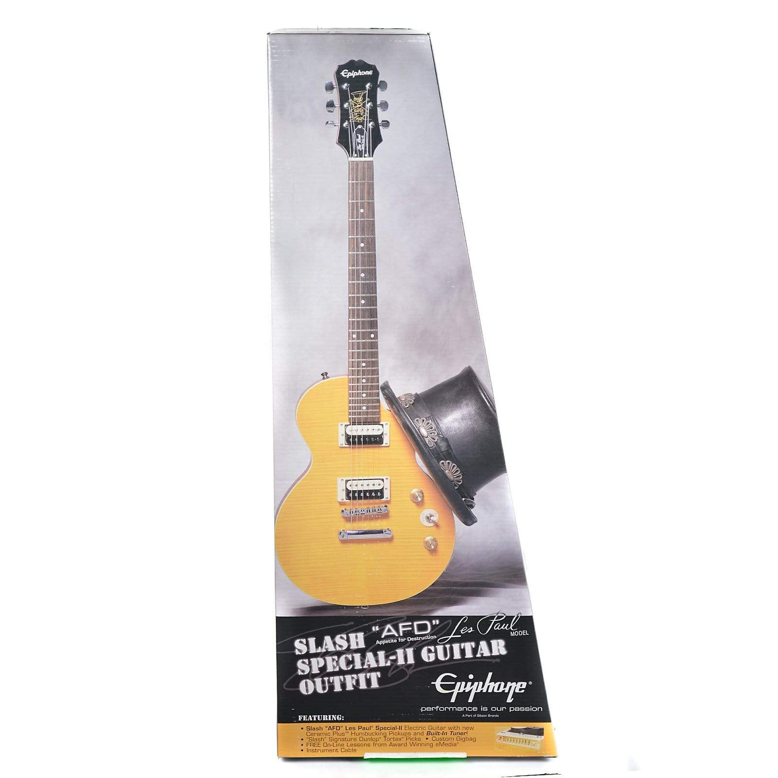 Epiphone Slash AFD Les Paul Special-II Guitar Outfit Appetite Amber Electric Guitars / Solid Body