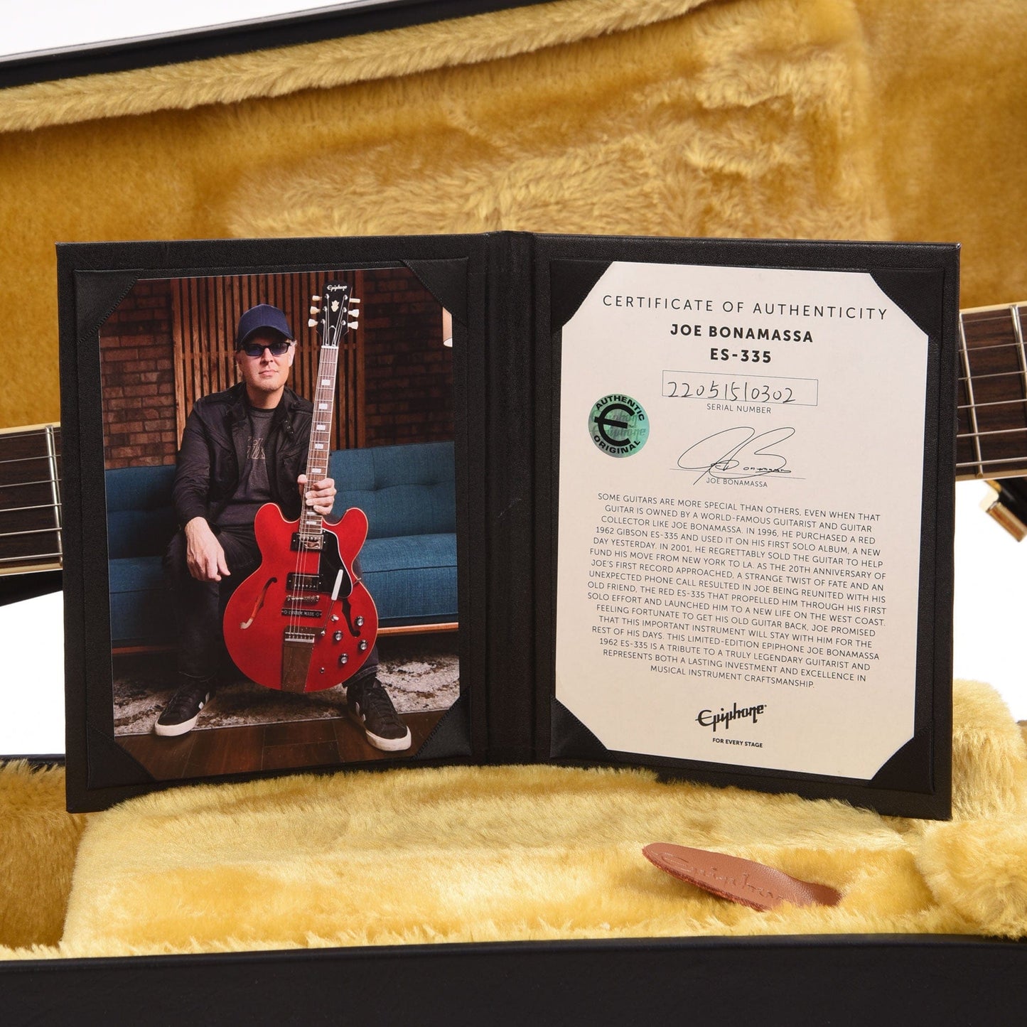 Epiphone Artist Joe Bonamassa 1962 ES-335 Sixties Cherry