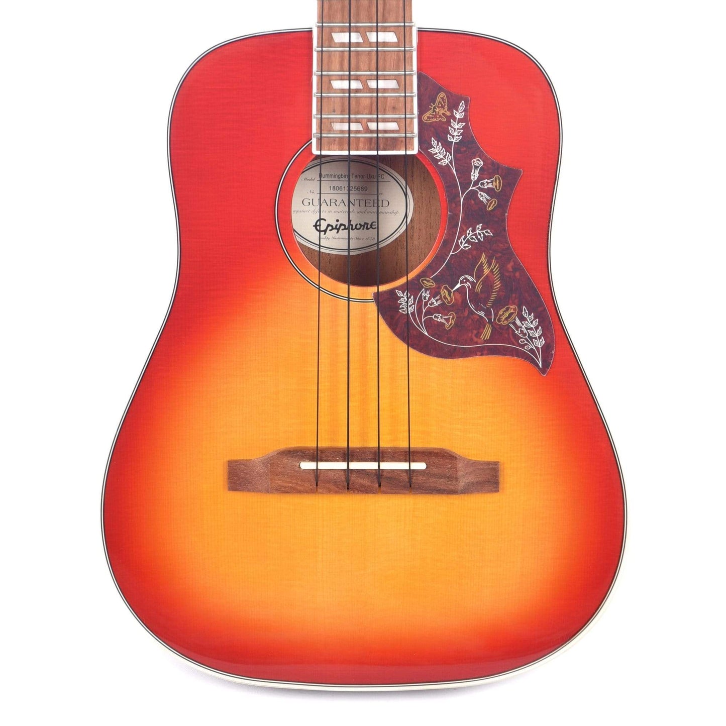 Epiphone Hummingbird Tenor Ukulele Outfit Faded Cherry Folk Instruments / Ukuleles