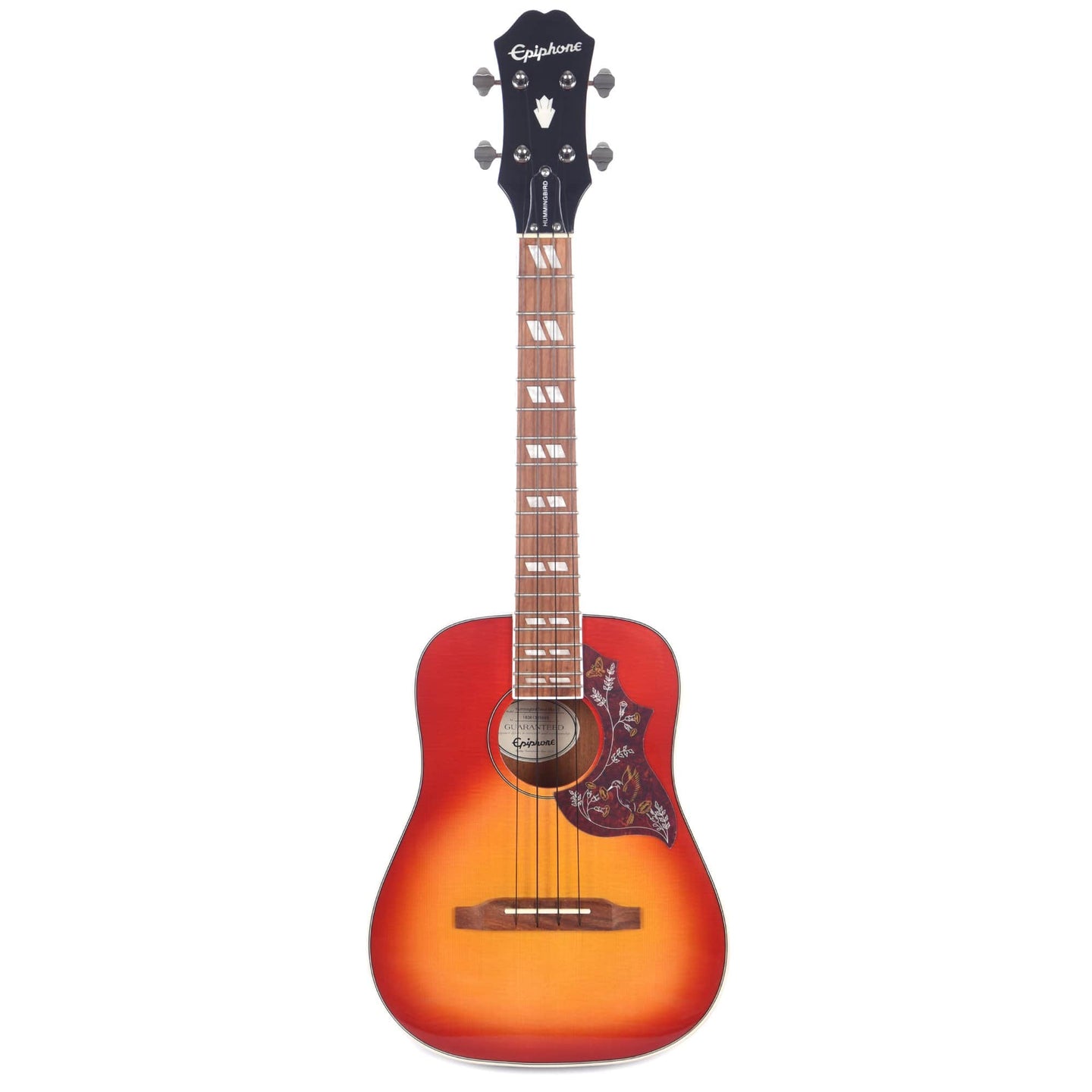 Epiphone Hummingbird Tenor Ukulele Outfit Faded Cherry – Chicago Music ...