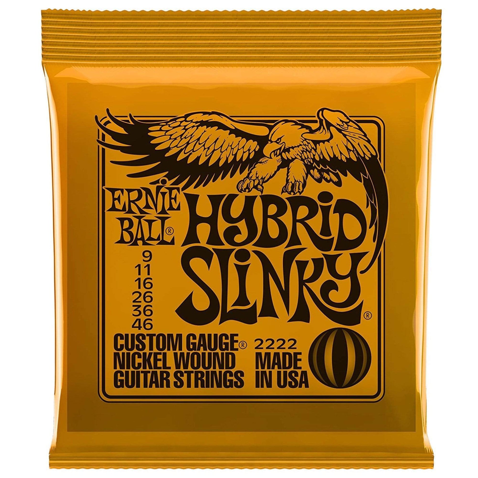 Ernie Ball 2222 Hybrid Slinky 9-46 (12 Pack Bundle) Accessories / Strings / Guitar Strings