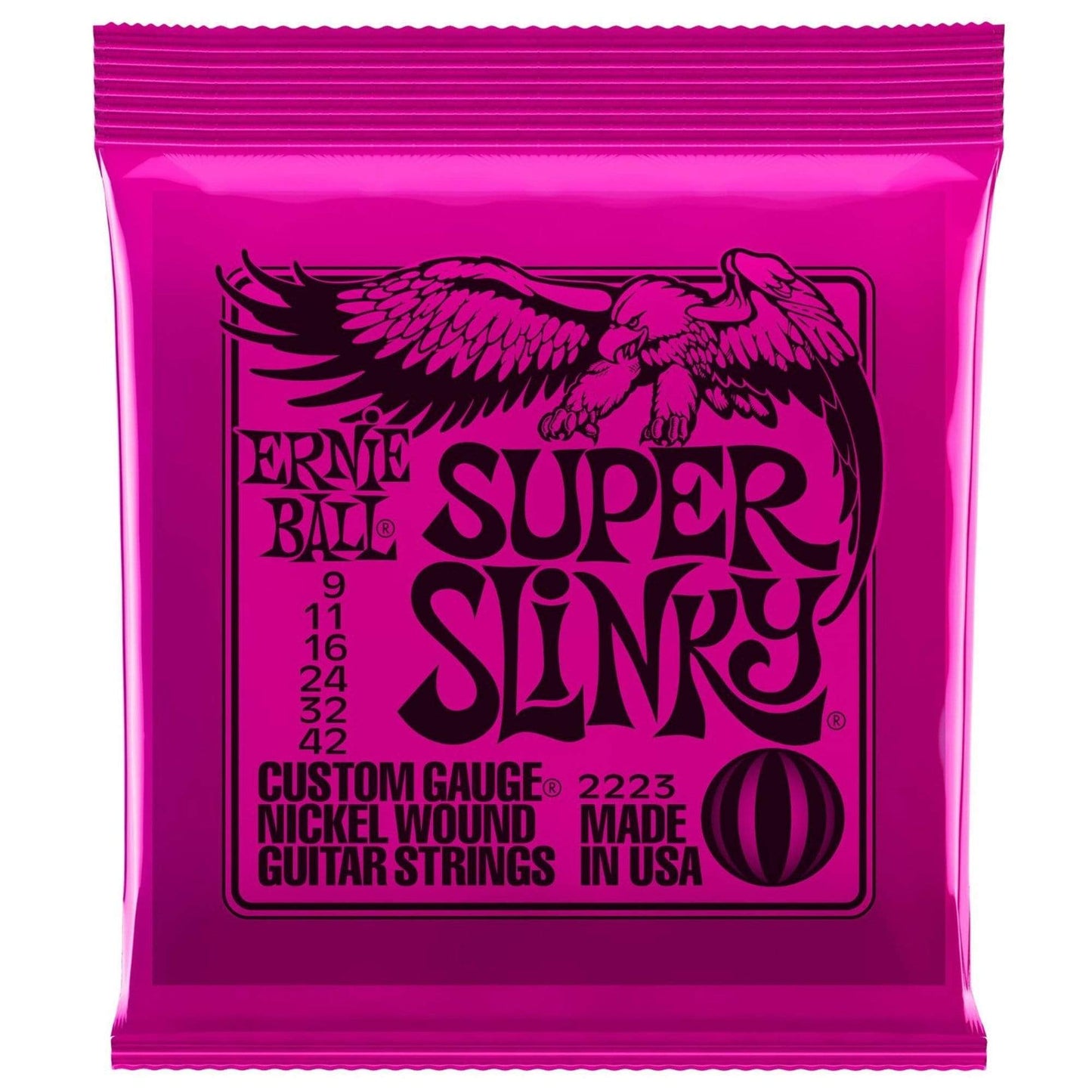 Ernie Ball 2223 Super Slinky 9-42 (12 Pack Bundle) Accessories / Strings / Guitar Strings