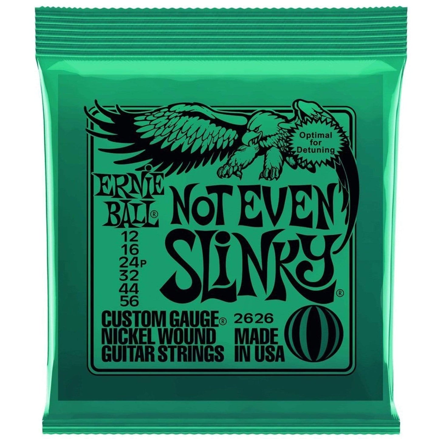 Ernie Ball 2626 Not Even Slinky 12-56 (12 Pack Bundle) Accessories / Strings / Guitar Strings