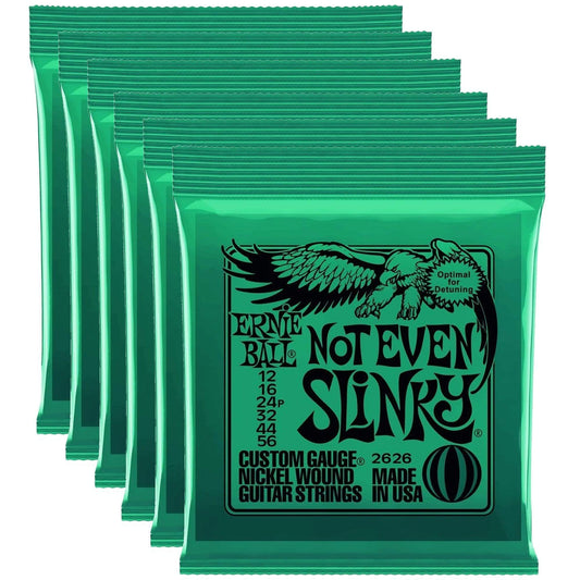 Ernie Ball 2626 Not Even Slinky 12-56 (6 Pack Bundle) Accessories / Strings / Guitar Strings