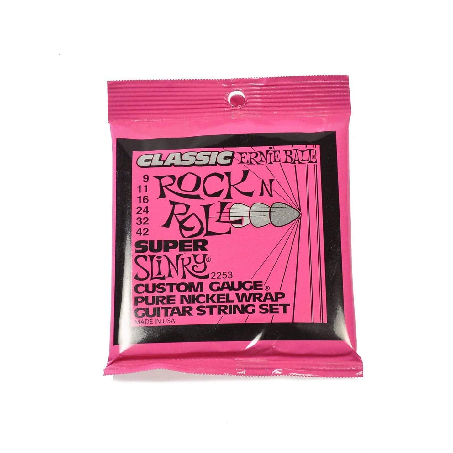 Ernie Ball R&R Super Slinky Electric Guitar Strings 9-42 Accessories / Strings / Guitar Strings