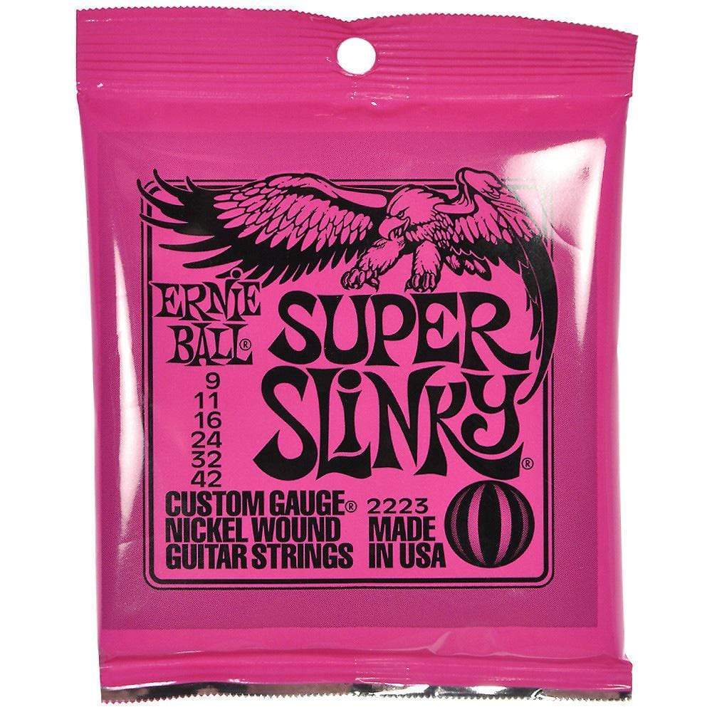 Ernie Ball Super Slinky Electric Guitar Strings 9-42 Accessories / Strings / Guitar Strings