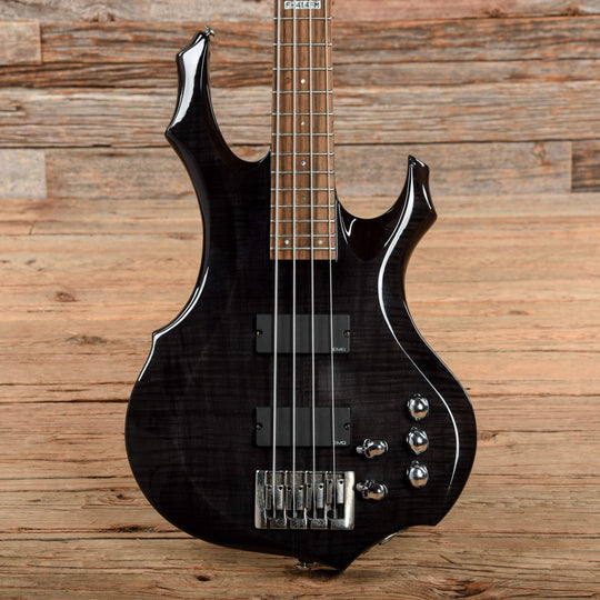 ESP LTD F-414FM See Thru Black 2009 Bass Guitars / 4-String