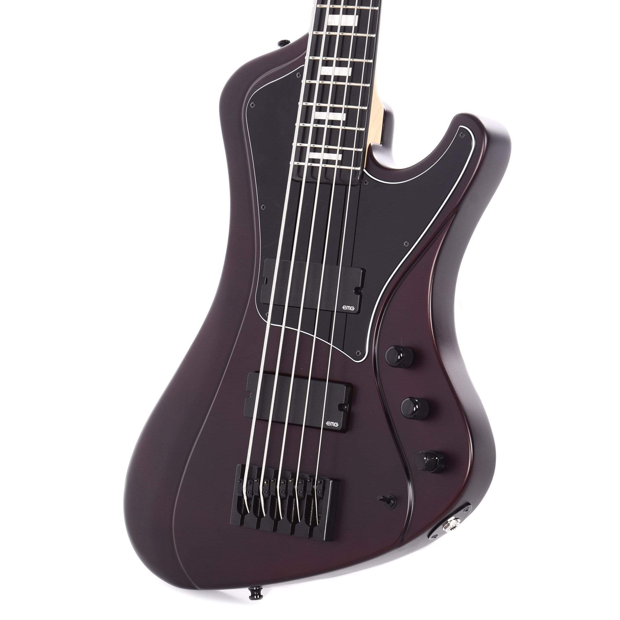 ESP E-II  Stream SL-5 Deep Red Metallic Satin Bass Guitars / 5-String or More