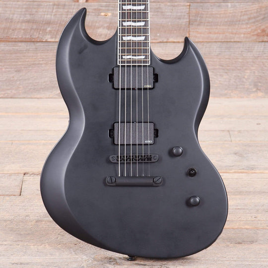 ESP LTD Viper-400 Baritone Black Satin Electric Guitars / Baritone