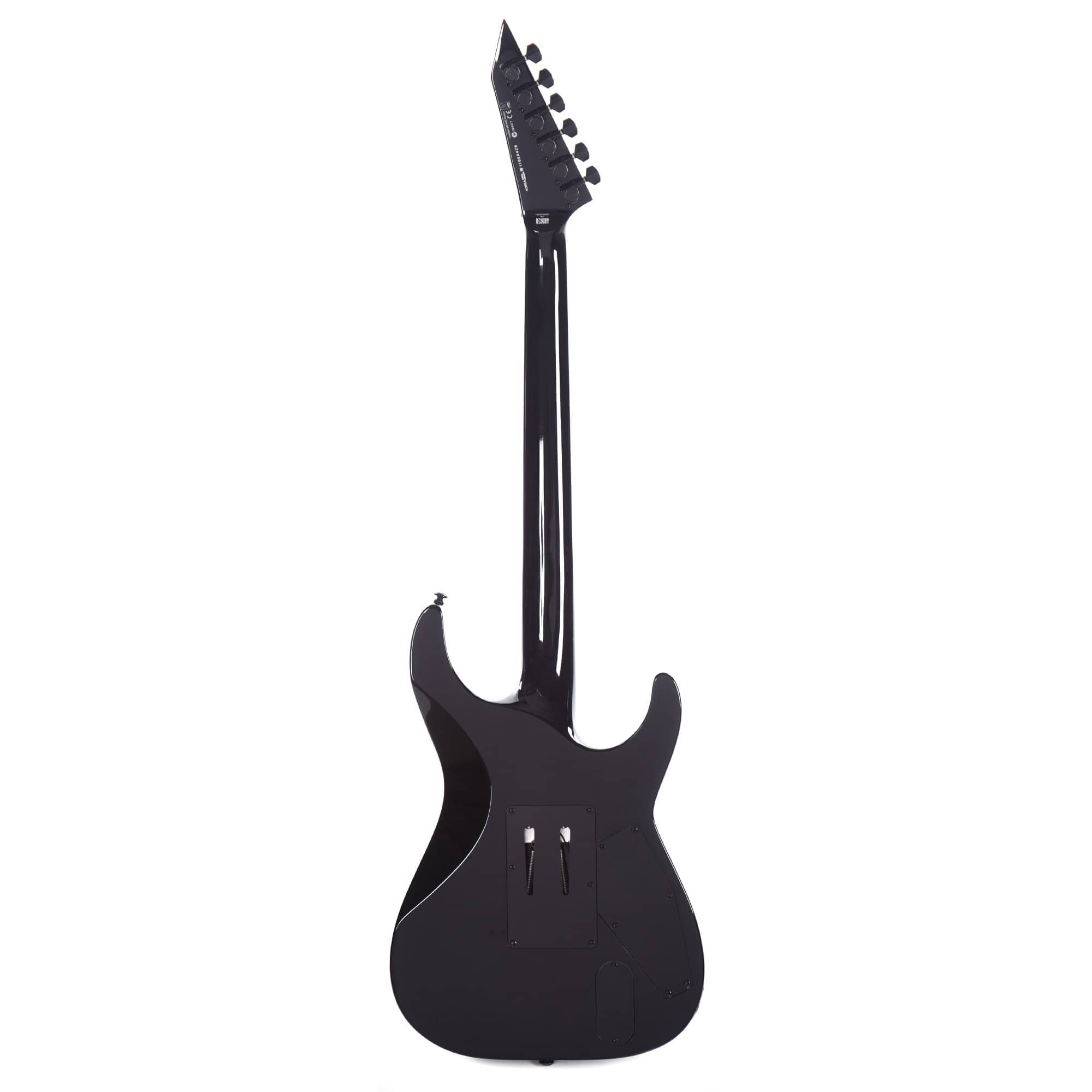 ESP LTD Kirk Hammett Signature KHnology Black w/Graphic LEFTY Electric Guitars / Left-Handed