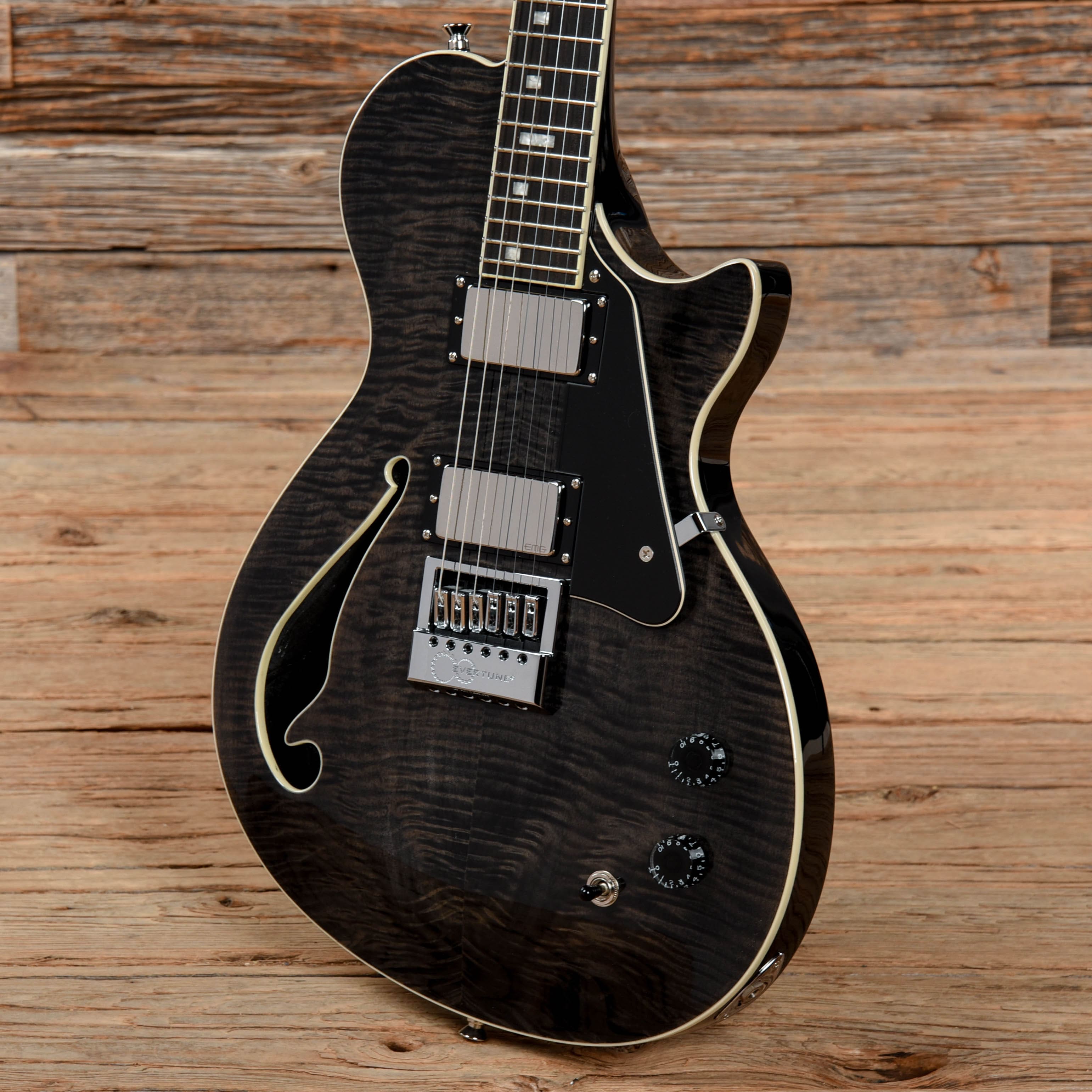 ESP LTD BW1 FM ET Ben Weinman Signature See Thru Black 2014 Electric Guitars / Semi-Hollow