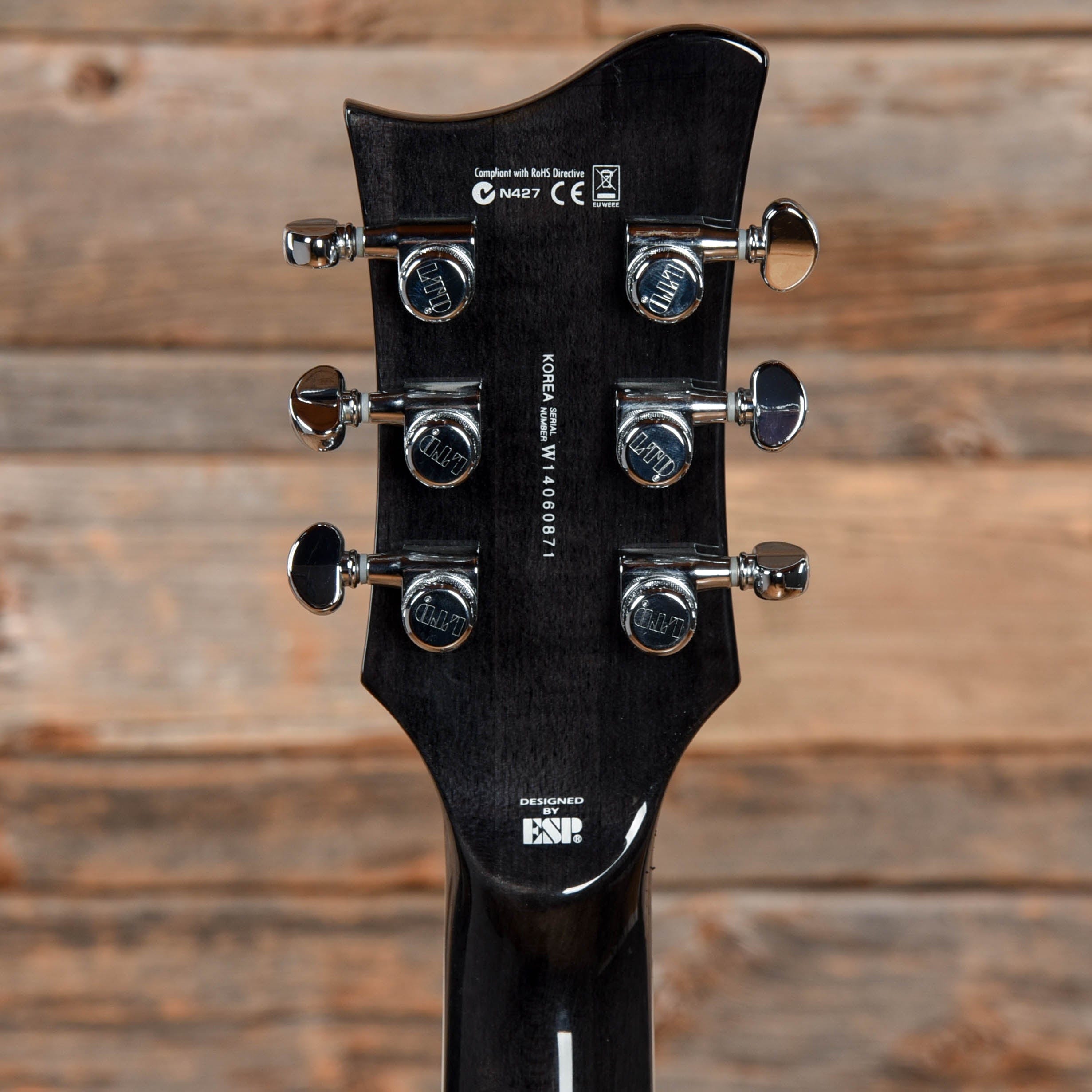 ESP LTD BW1 FM ET Ben Weinman Signature See Thru Black 2014 Electric Guitars / Semi-Hollow