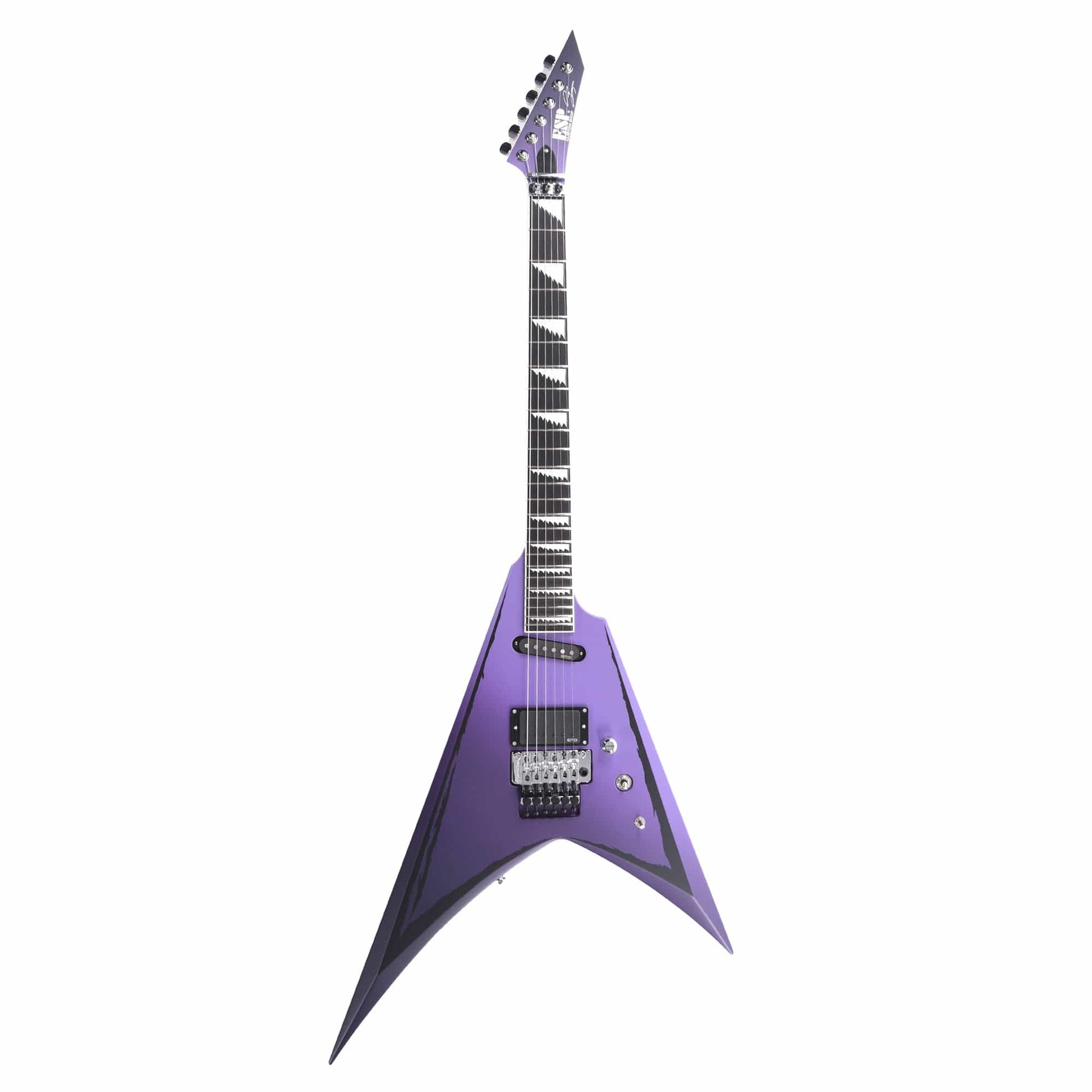 ESP Alexi Ripped Purple Fade Satin w/Ripped Pinstripes Electric Guitars / Solid Body