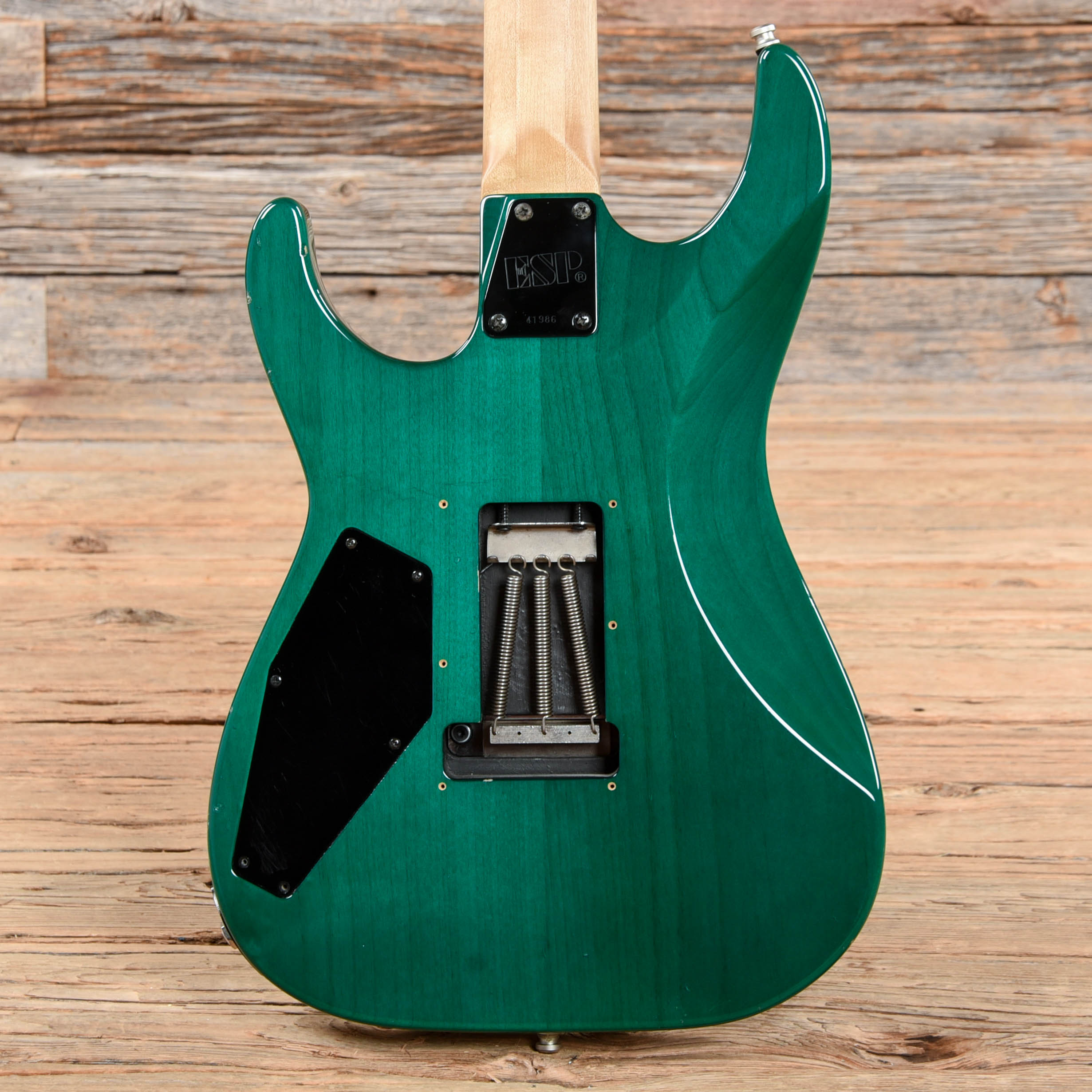 ESP Custom Shop M-II Transparent Green Electric Guitars / Solid Body