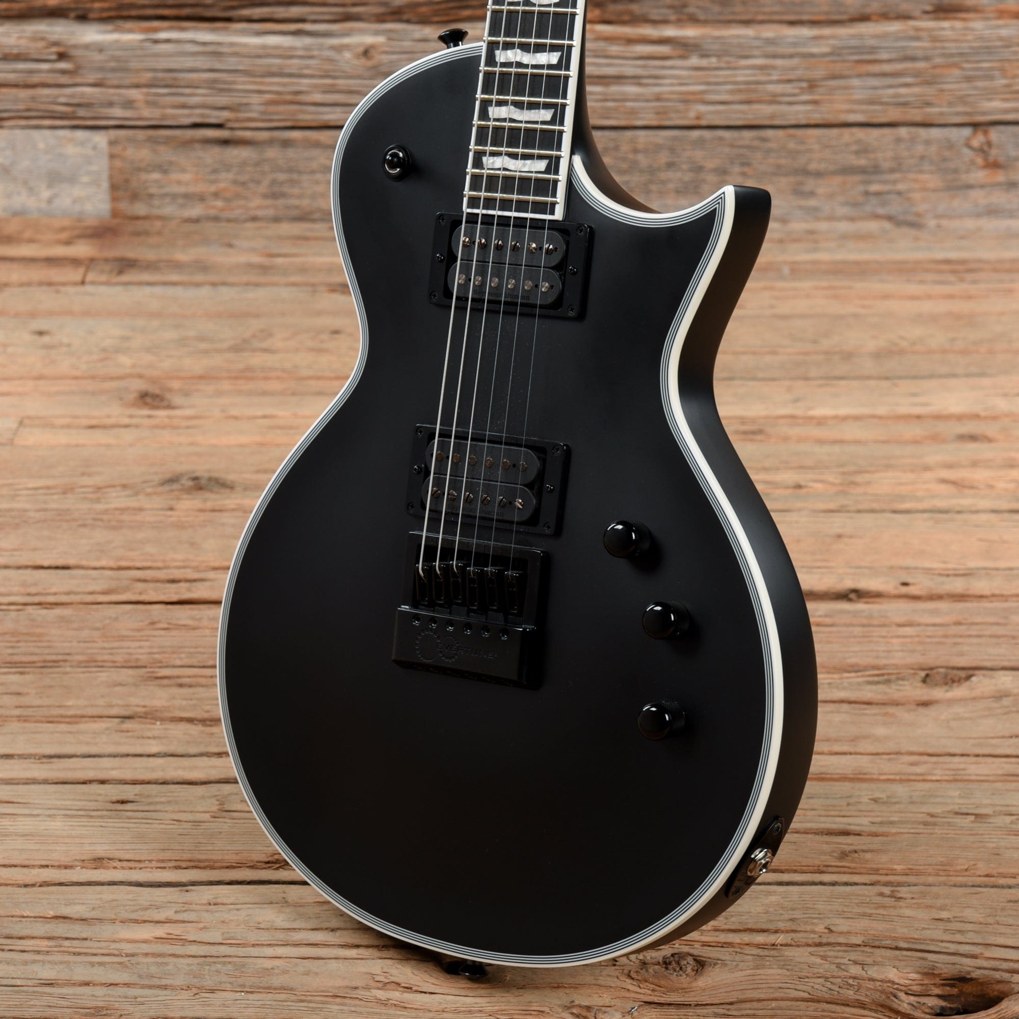 ESP E-II Eclipse Evertune Matte Black Electric Guitars / Solid Body