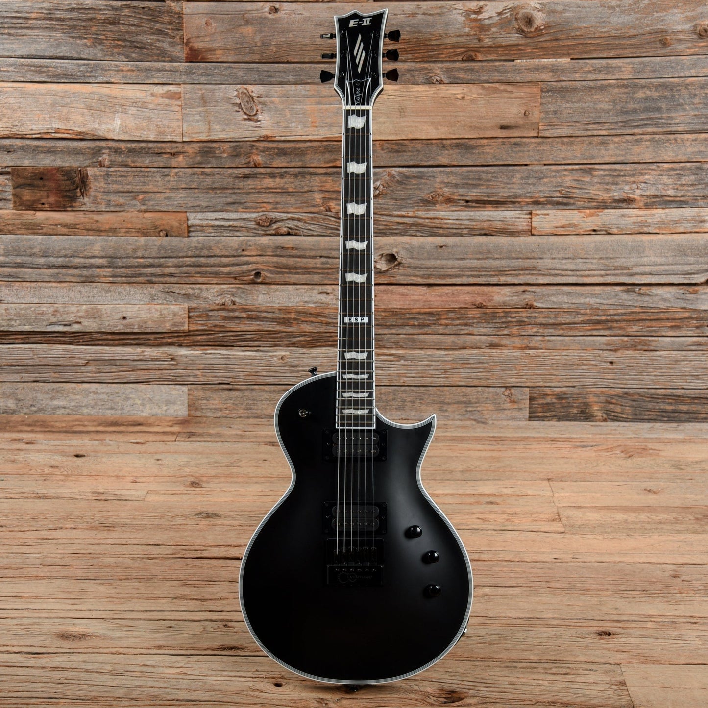 ESP E-II Eclipse Evertune Matte Black Electric Guitars / Solid Body