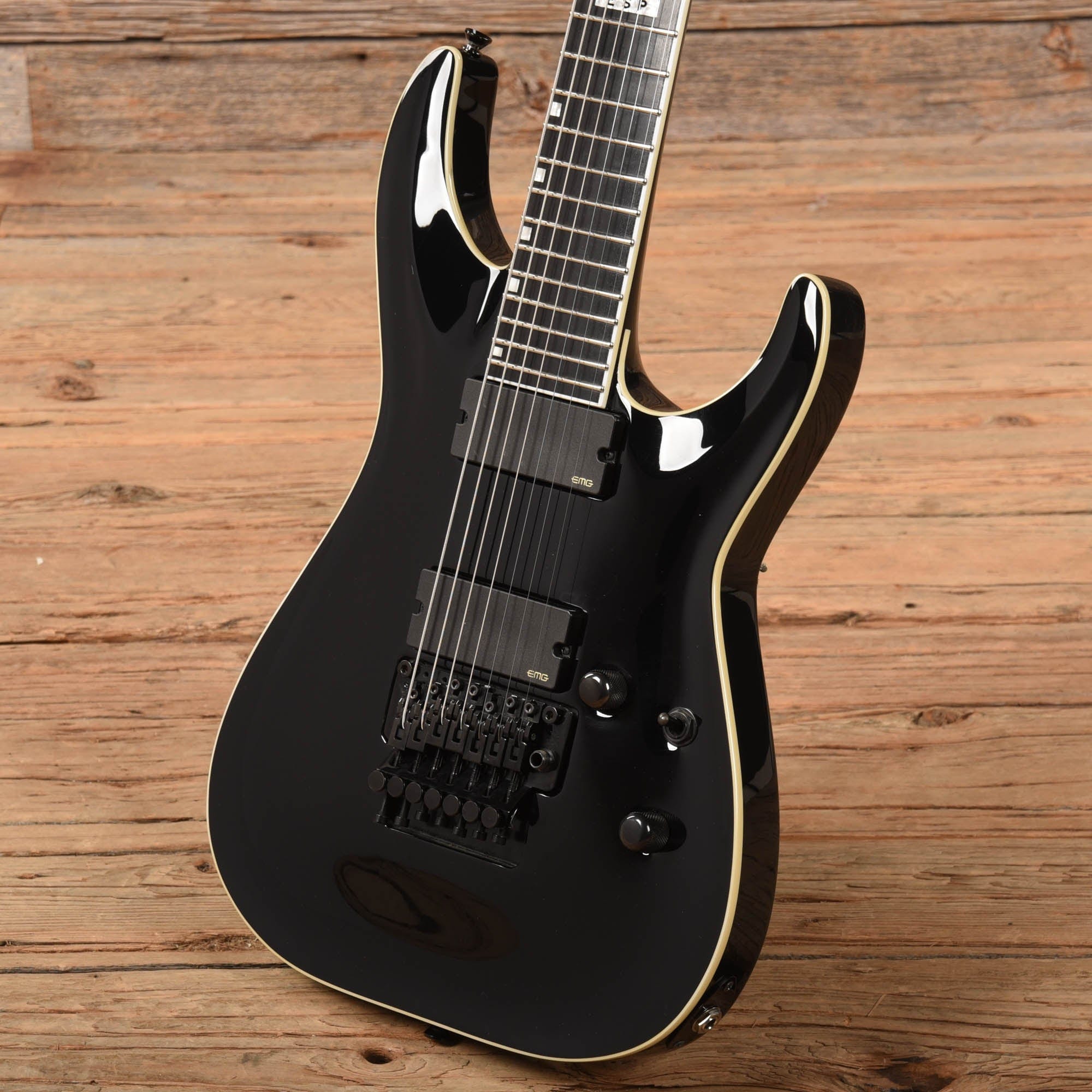 ESP E-II Horizon 7 FR Black Electric Guitars / Solid Body