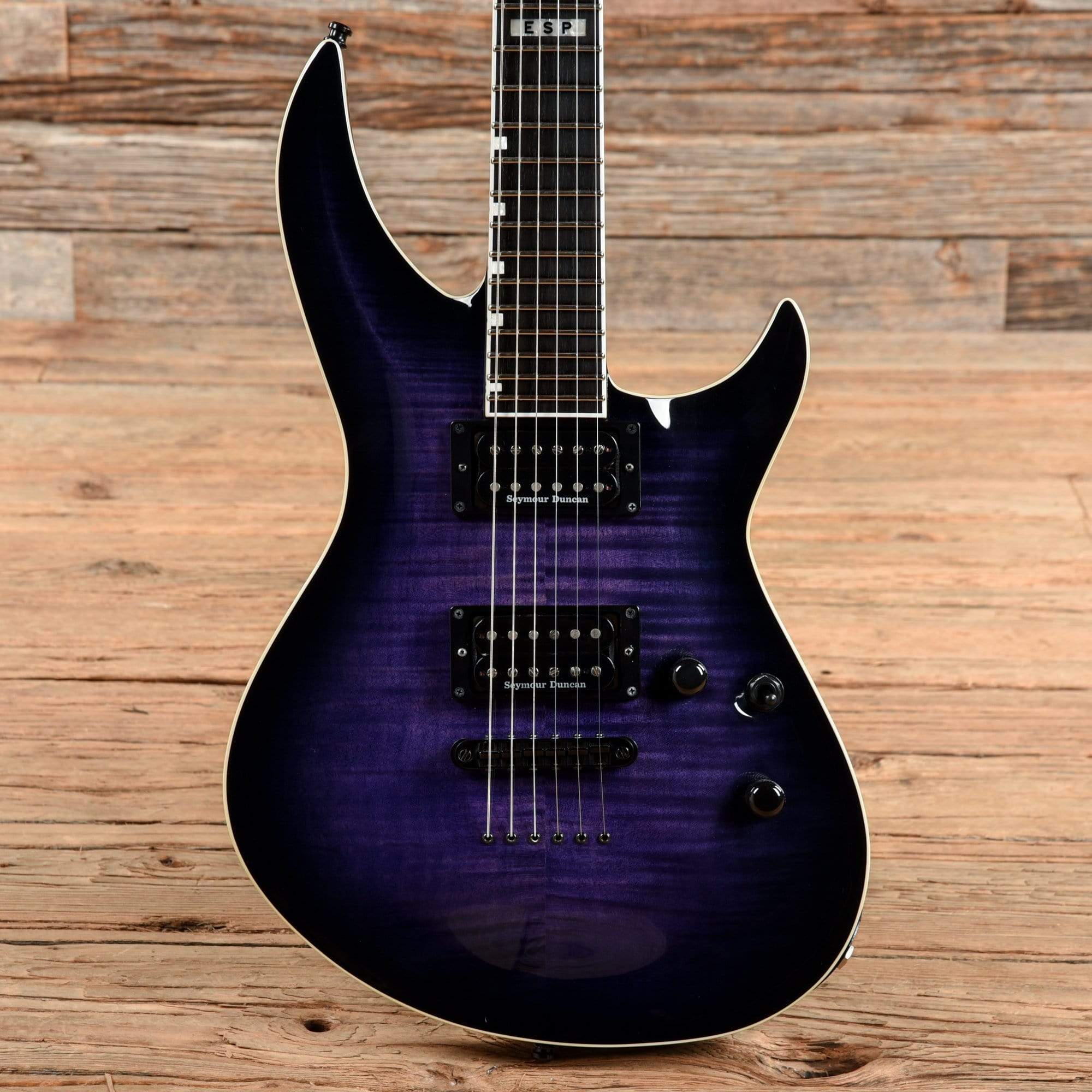 ESP E-II Horizon-III FM Reindeer Blue – Chicago Music Exchange