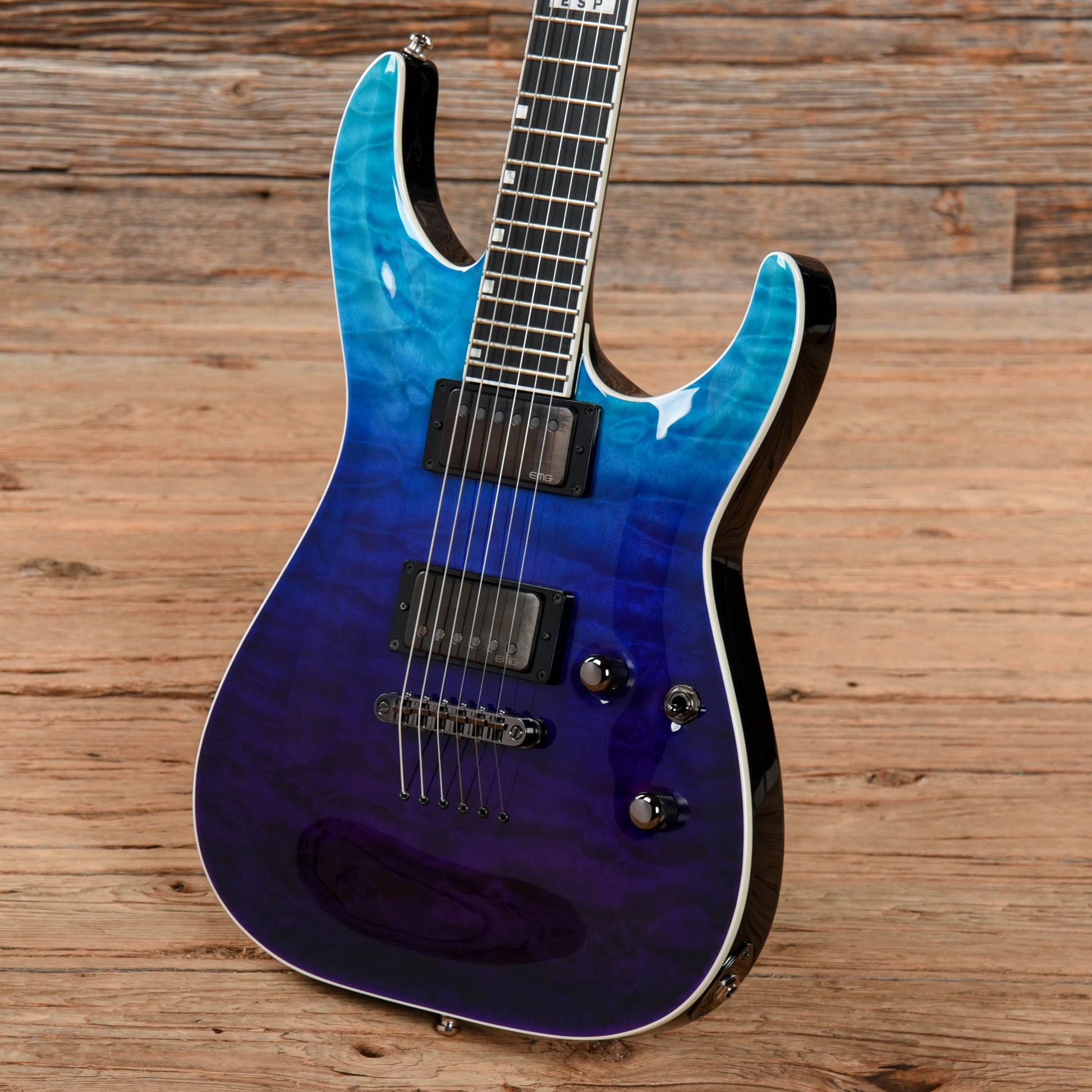 ESP E-II Horizon NT-II Blue Purple Gradation Electric Guitars / Solid Body