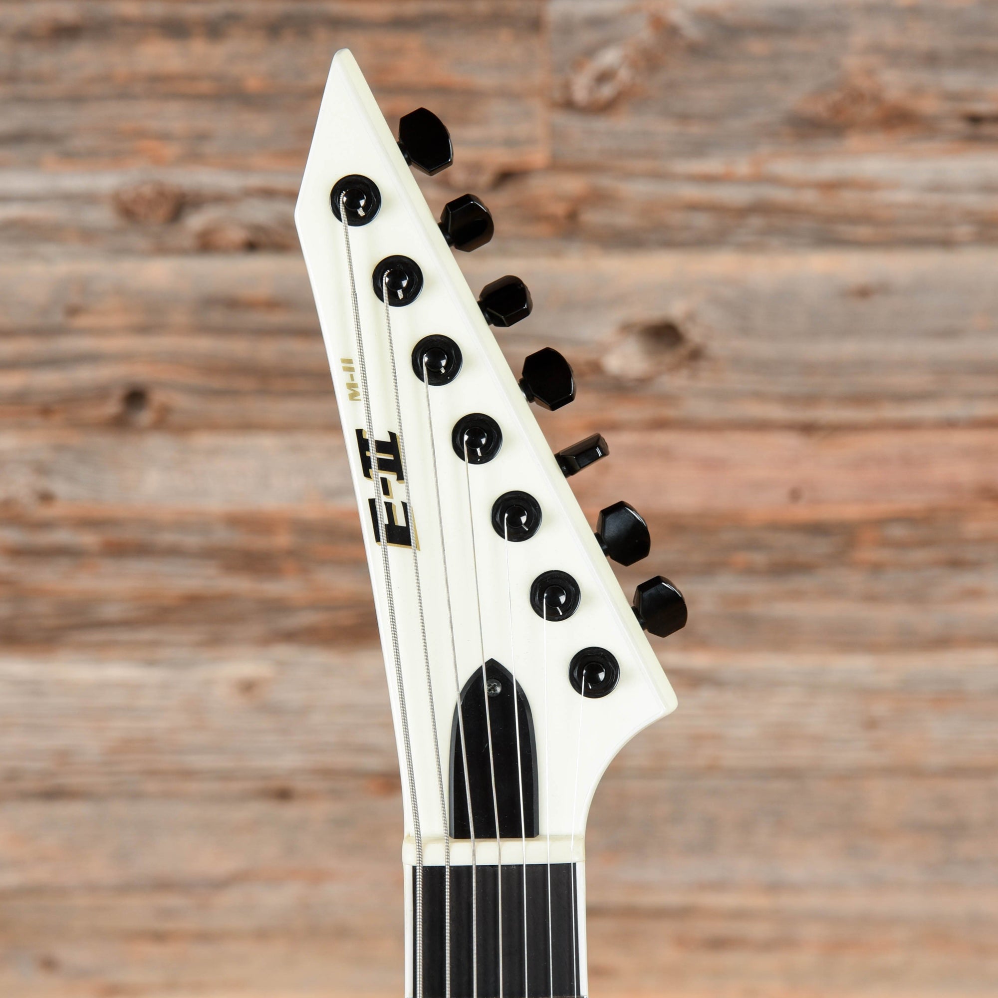 ESP E-II M-II 7B Baritone Evertune White – Chicago Music Exchange