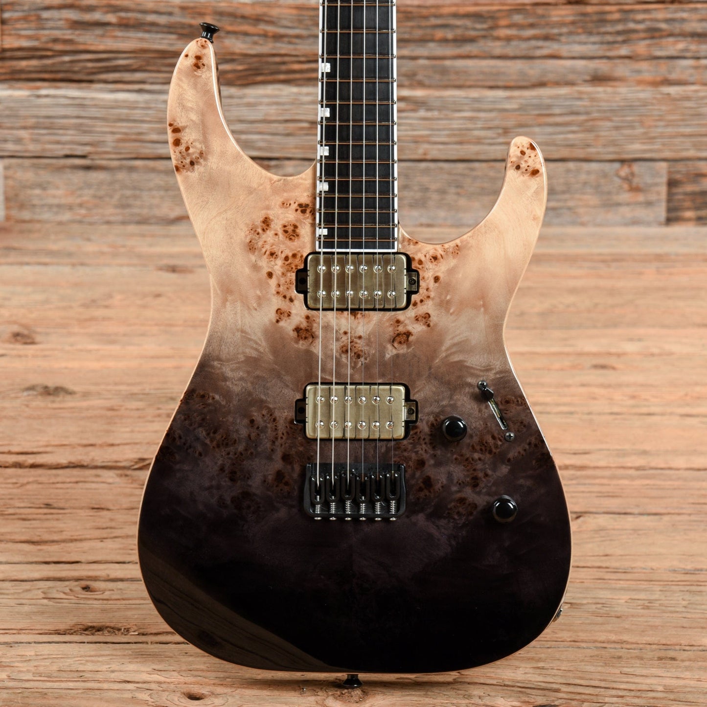 ESP E-II M-II NT Black Natural Fade Electric Guitars / Solid Body