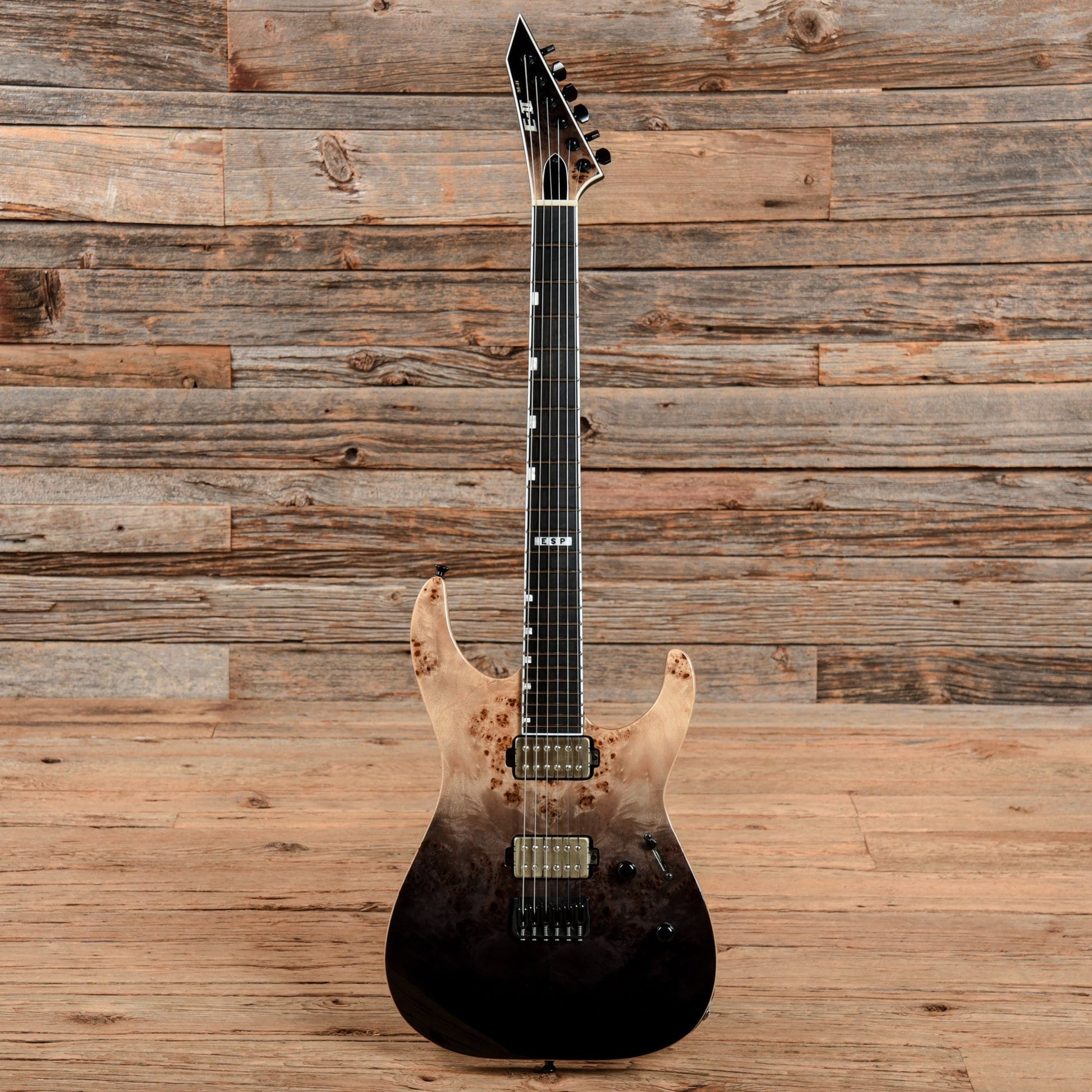 ESP E-II M-II NT Black Natural Fade Electric Guitars / Solid Body