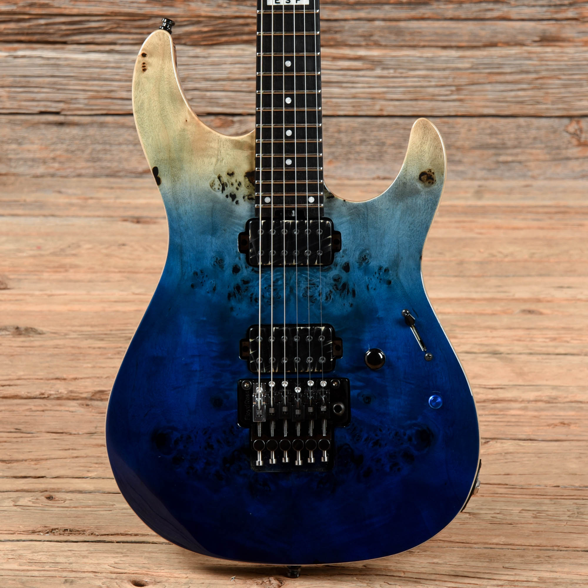 ESP E-II SN-2 Blue Natural Fade Electric Guitars / Solid Body