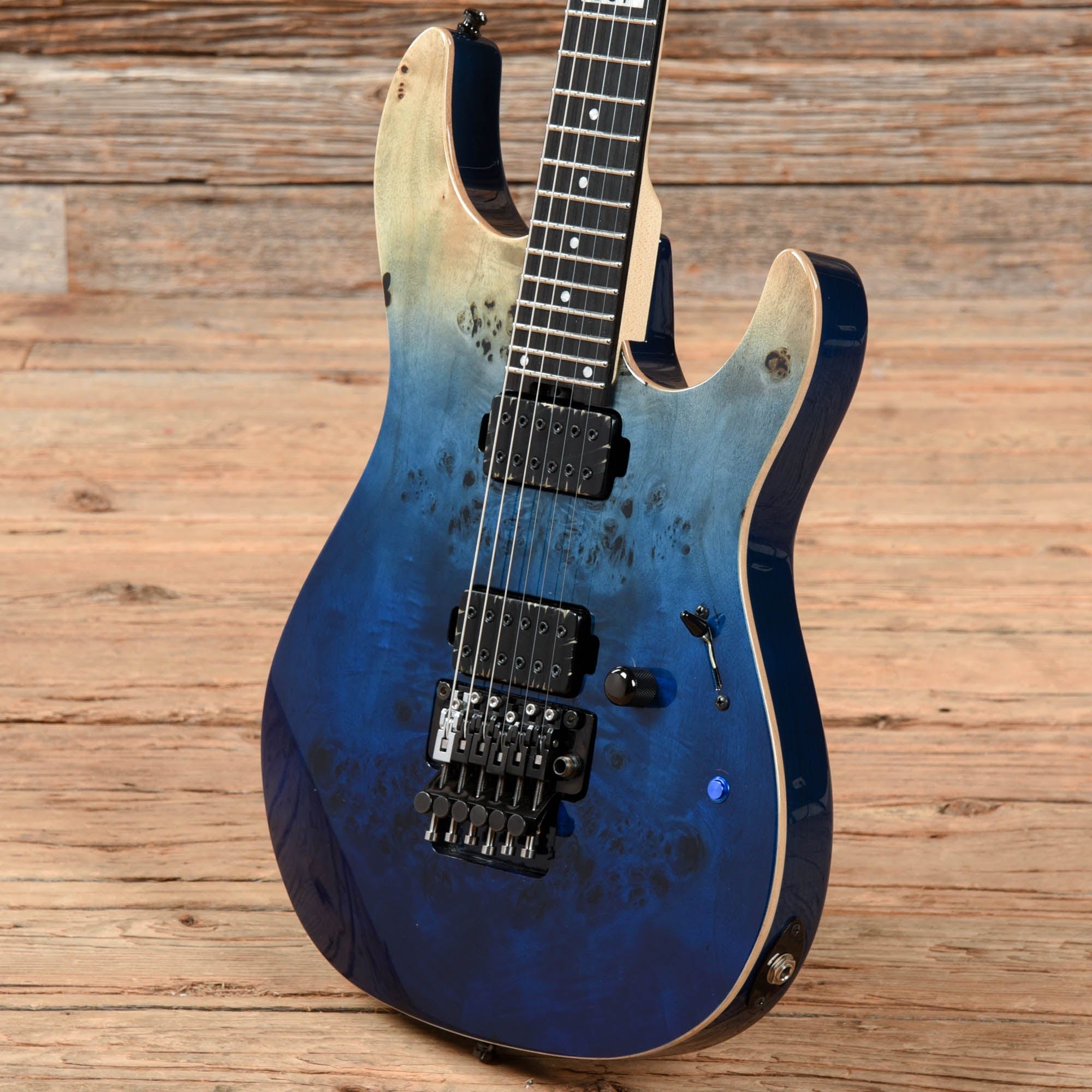 ESP E-II SN-2 Blue Natural Fade Electric Guitars / Solid Body